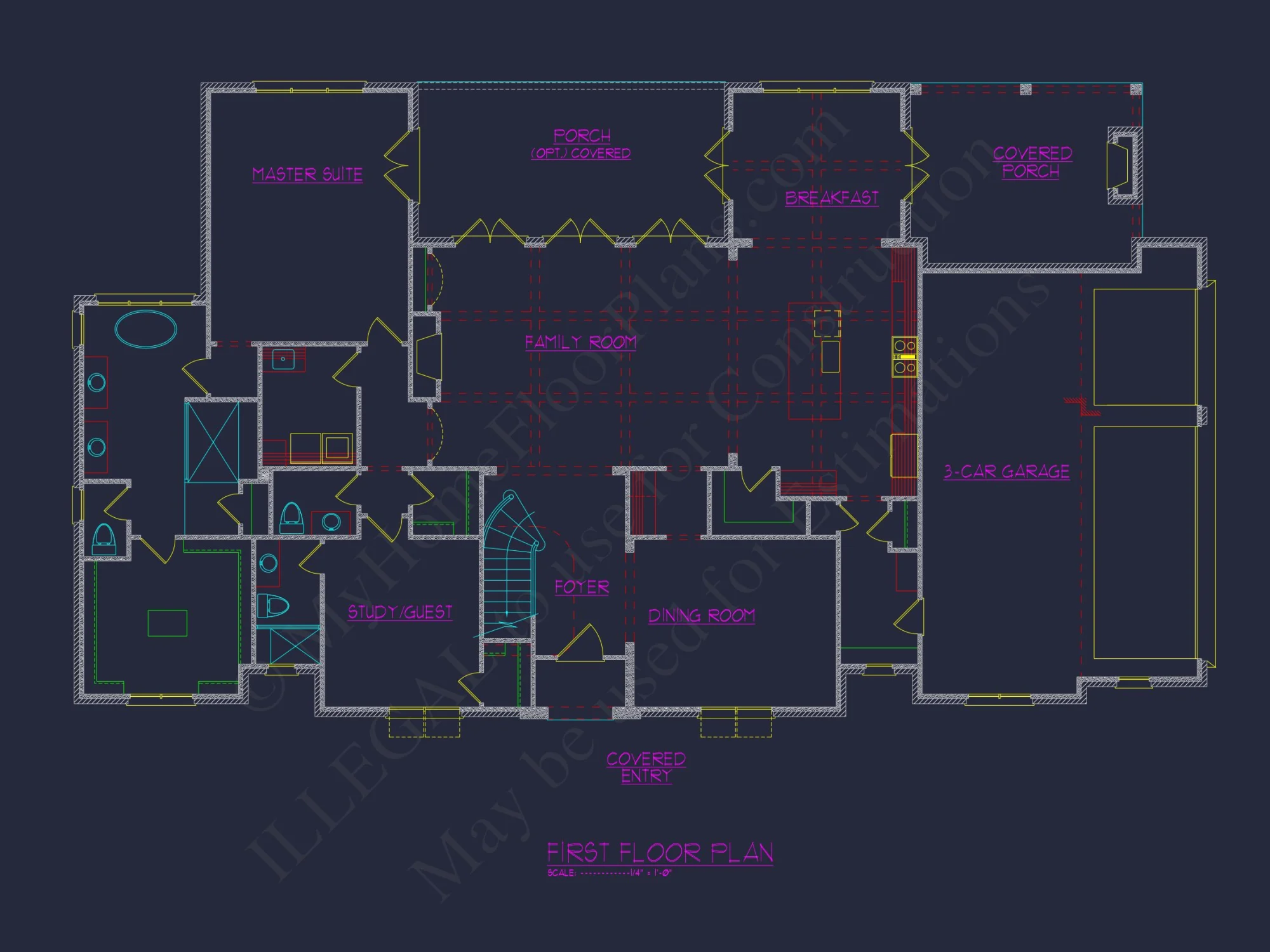 Explore 5-Bedroom house Plan With Blueprints & Architectural Designs