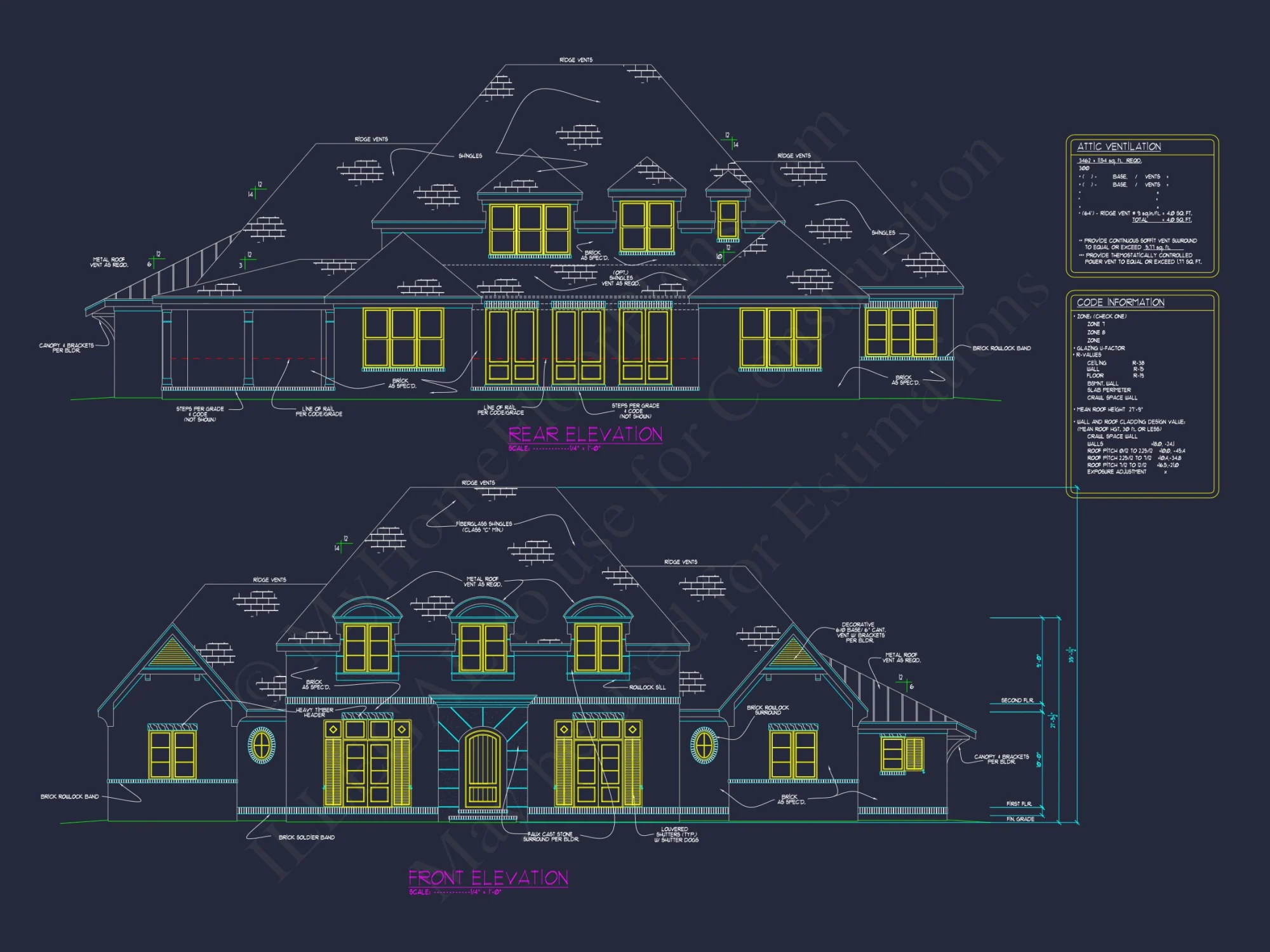 Explore 5-Bedroom house Plan With Blueprints & Architectural Designs