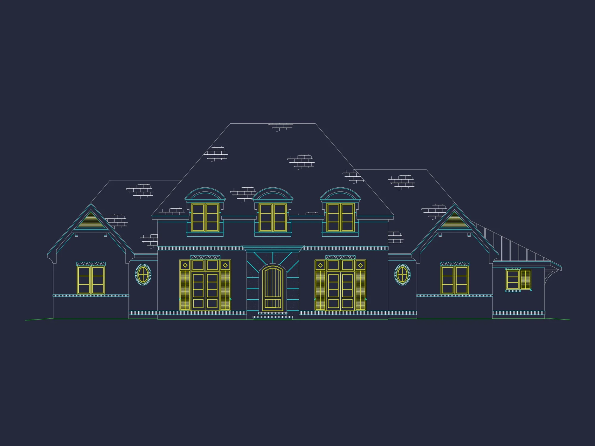 Explore 5-Bedroom house Plan With Blueprints & Architectural Designs