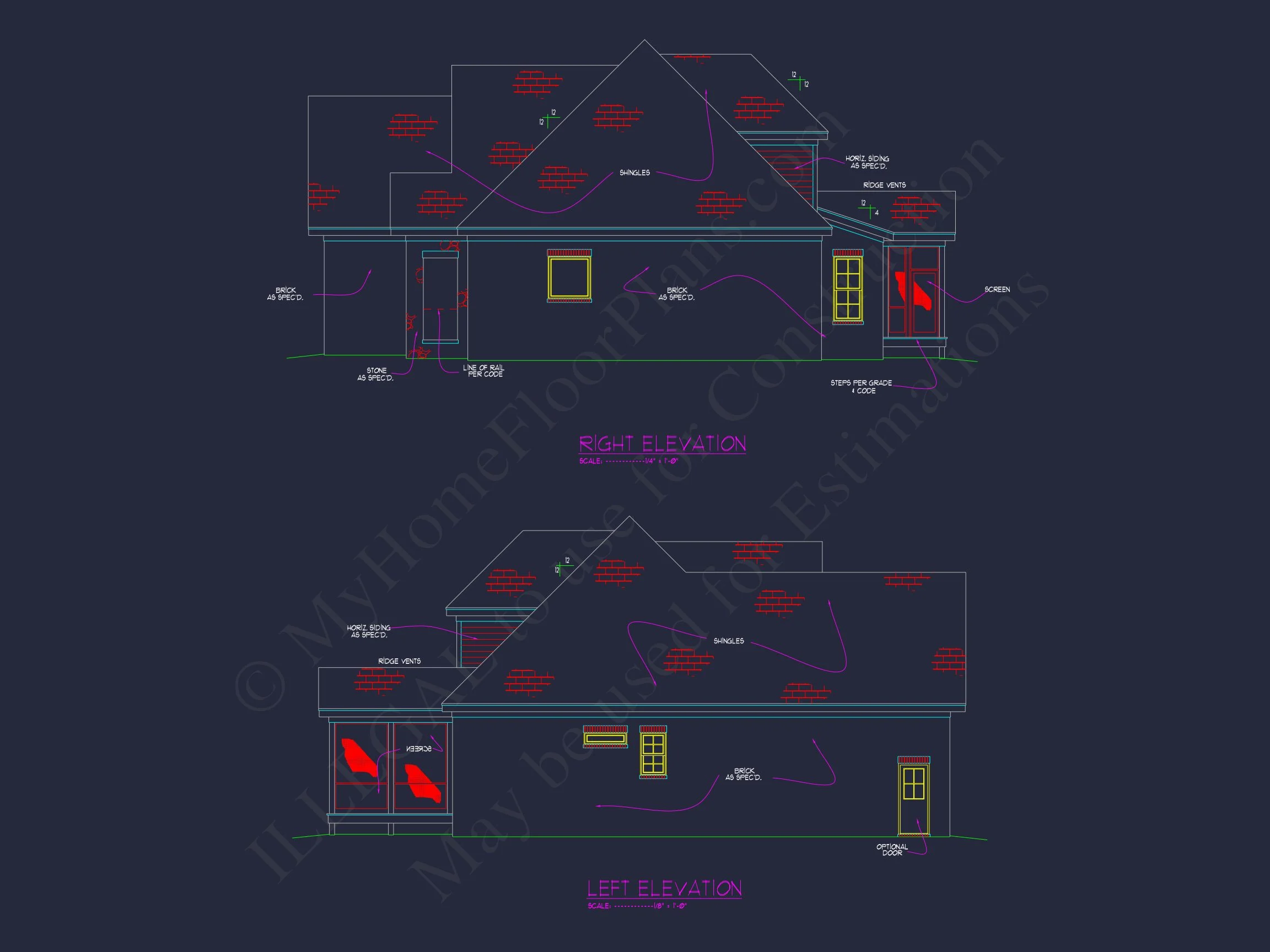 16-1688 HOUSE PLAN - Traditional Home Plan - 3-Bed, 2-Bath, 2,150 SF 3 Stylish house Plan Featuring Open Floor Plan with Study