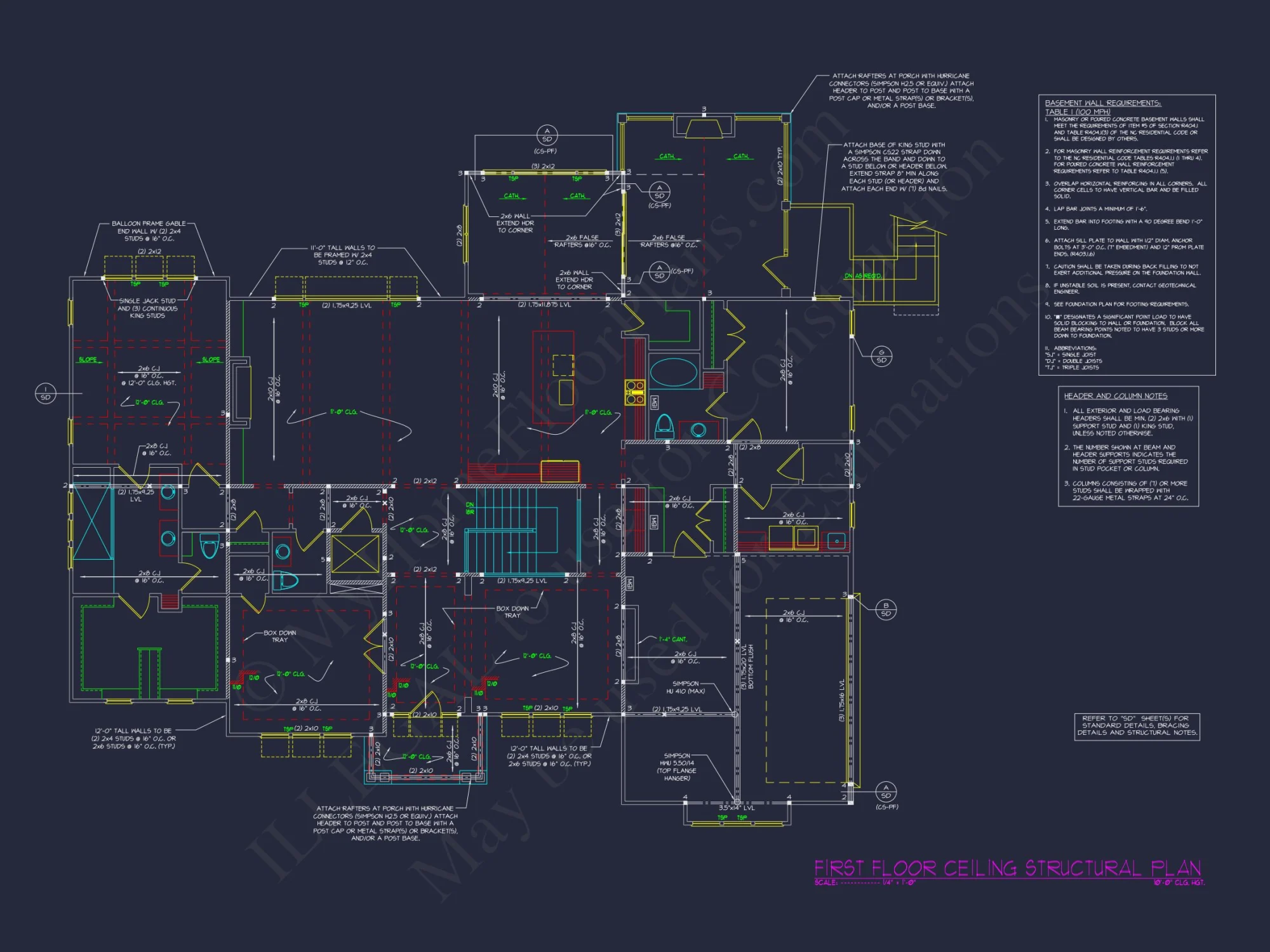 Spacious house Plan With 4 Bedrooms, CAD Designs & Blueprints