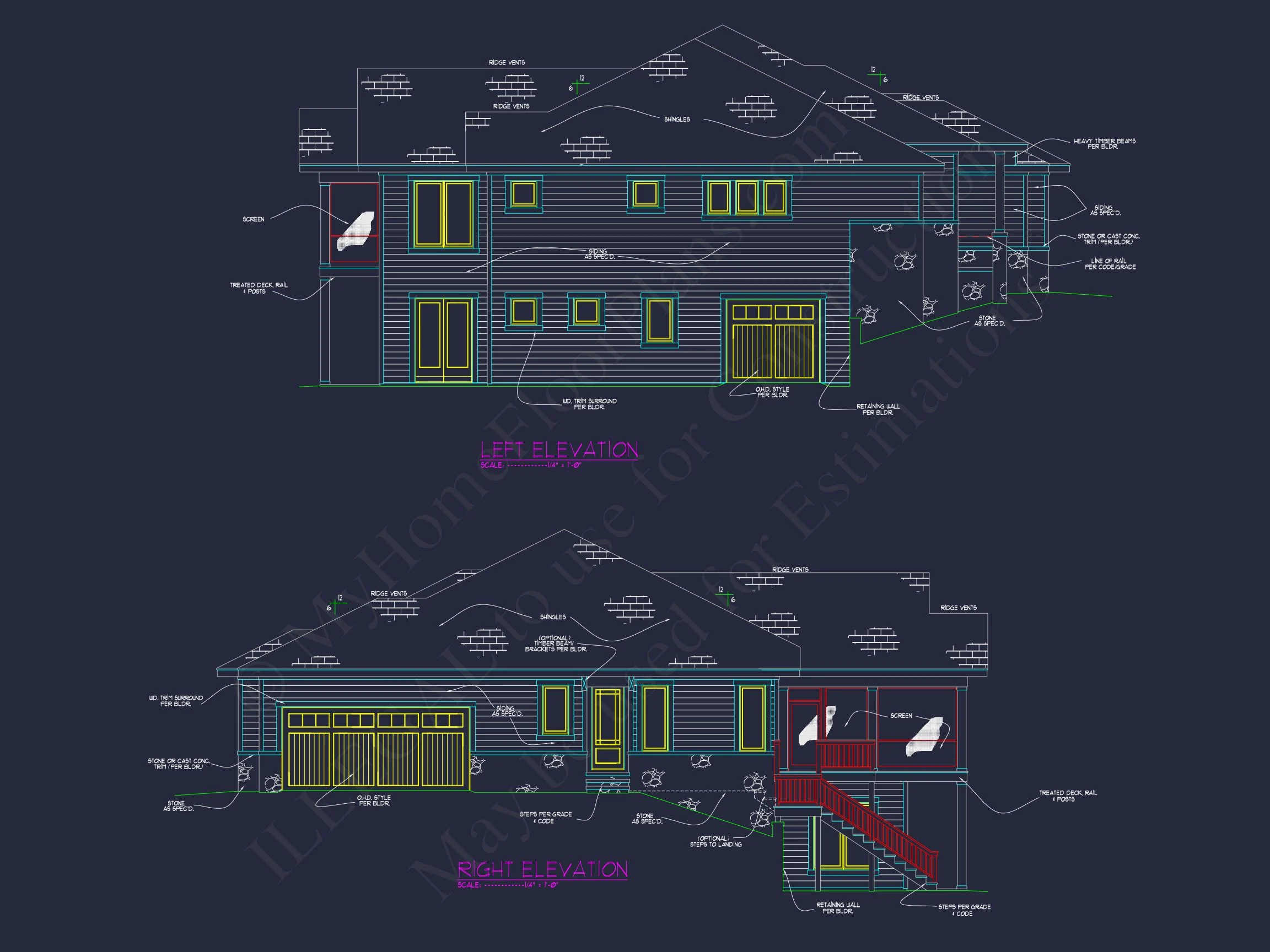 Spacious house Plan With 4 Bedrooms, CAD Designs & Blueprints