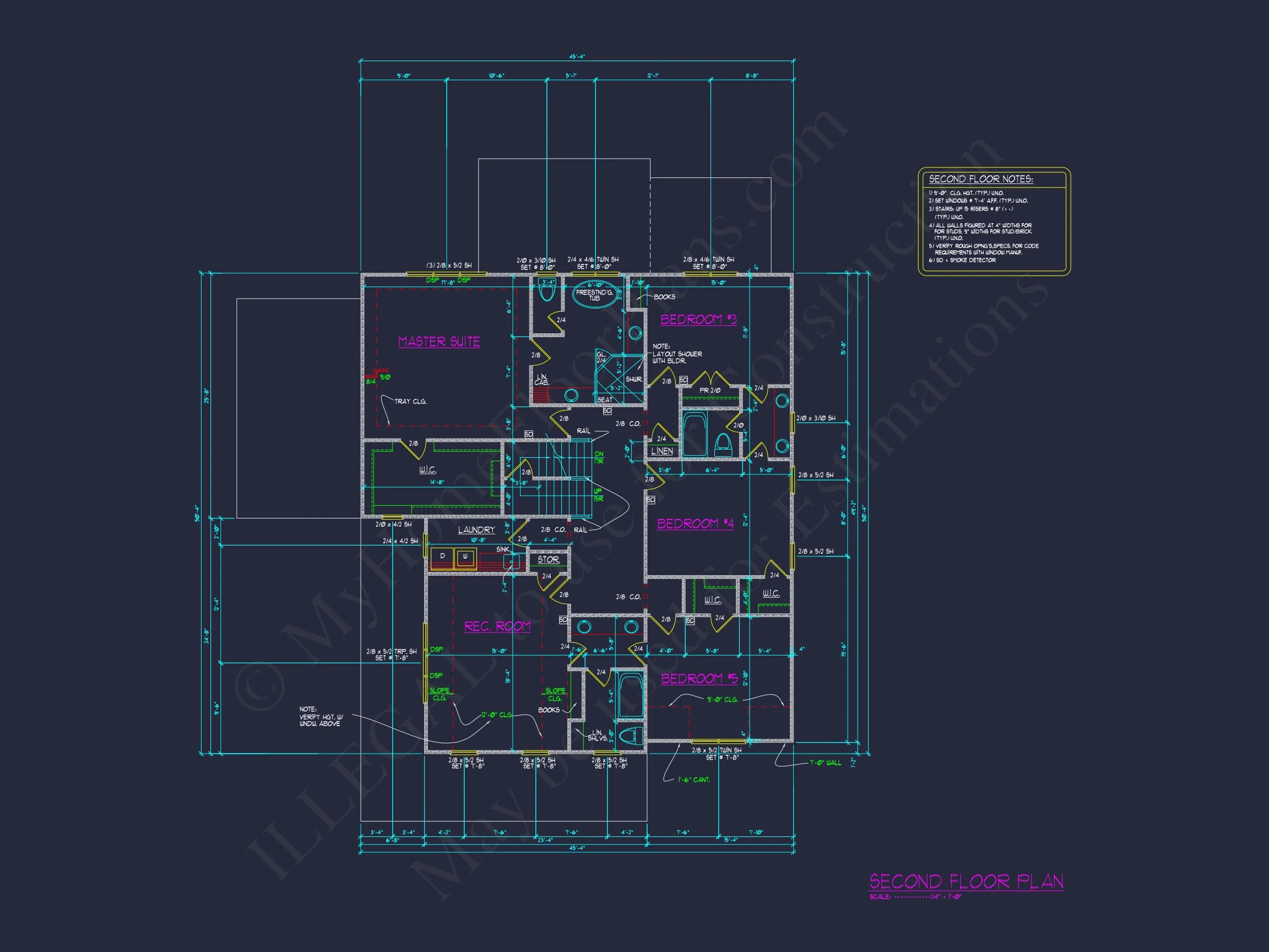 Elegant house Plan with Spacious Floors, CAD Designs & Blueprints