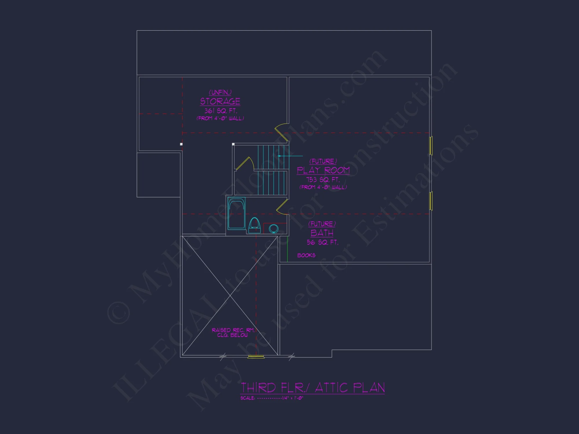 Elegant house Plan with Spacious Floors, CAD Designs & Blueprints