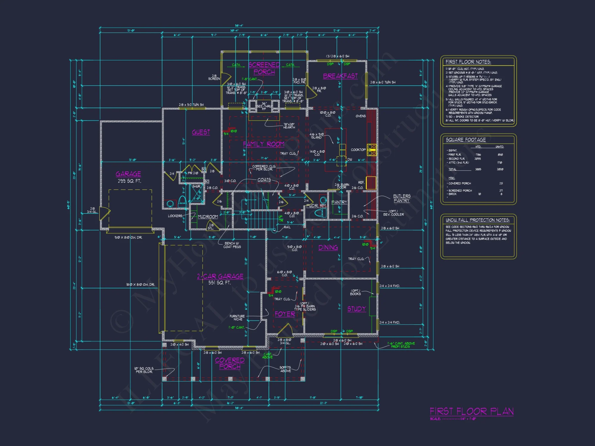 Elegant house Plan with Spacious Floors, CAD Designs & Blueprints