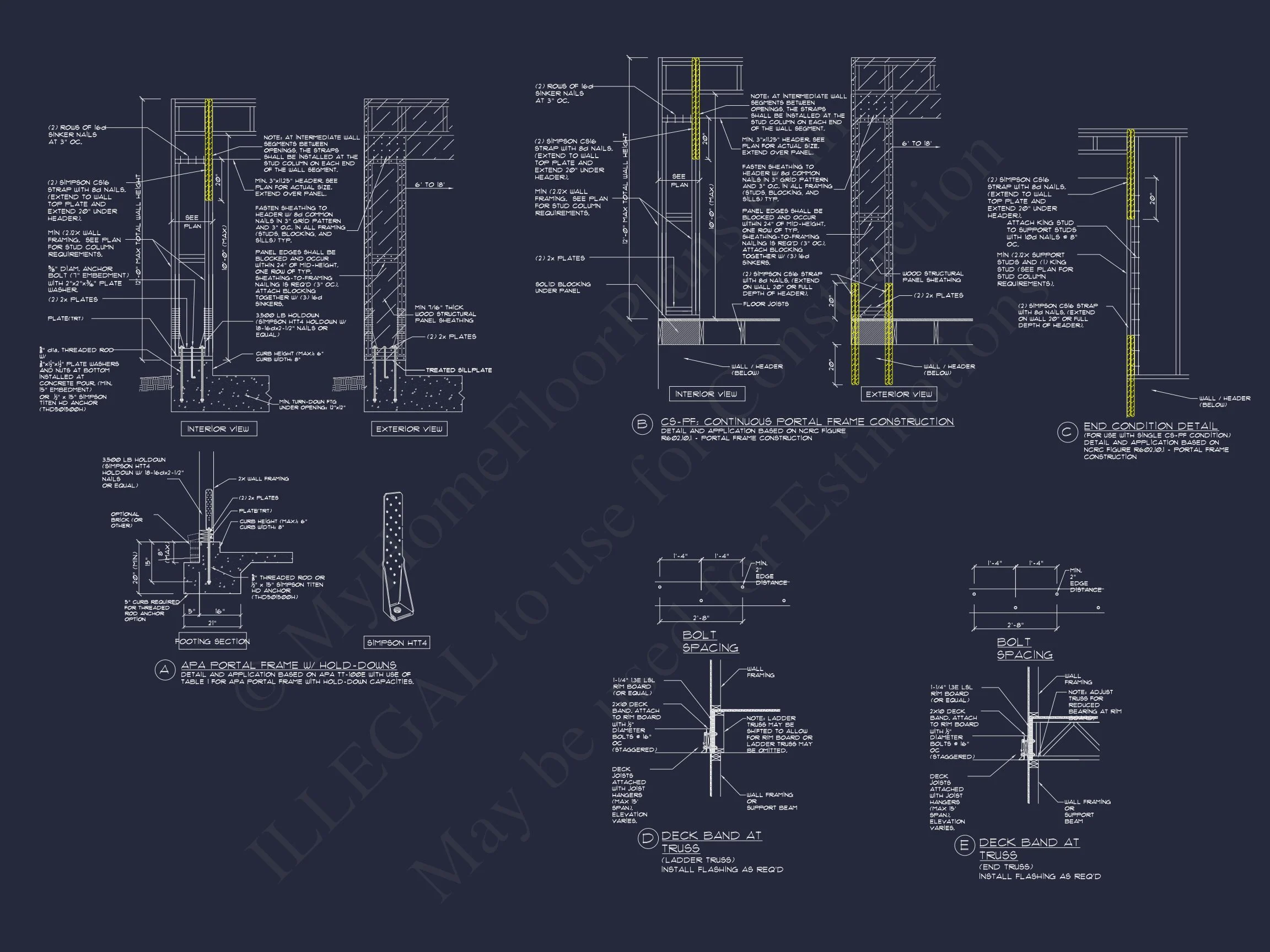 Modern Beach house Plan with CAD Designs and 3 Floor Layouts