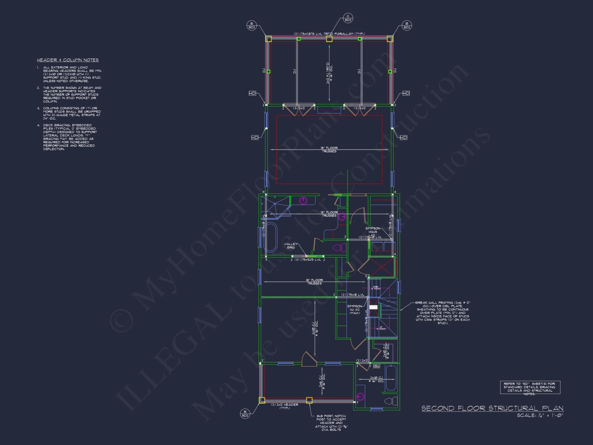 Modern Beach house Plan with CAD Designs and 3 Floor Layouts