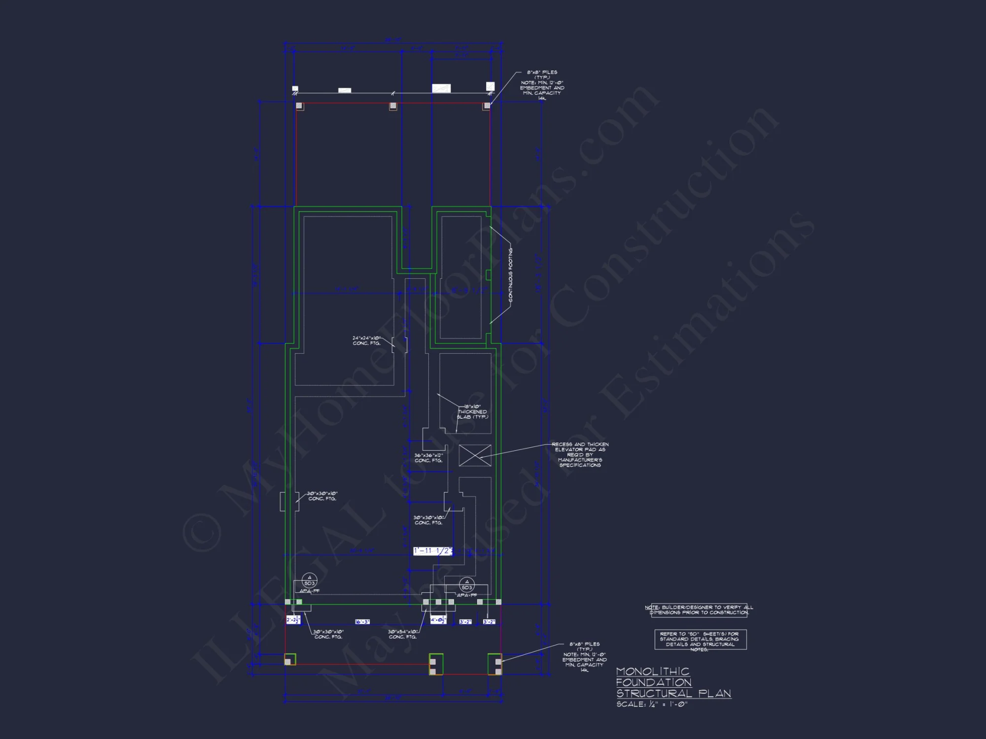 Modern Beach house Plan with CAD Designs and 3 Floor Layouts