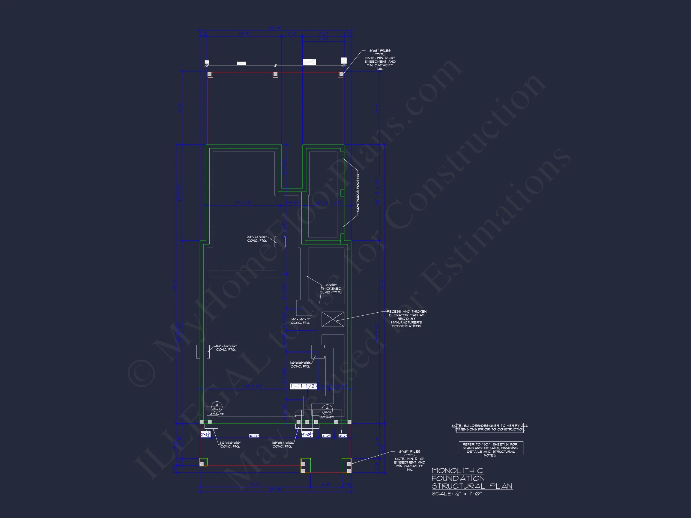 Modern Beach house Plan with CAD Designs and 3 Floor Layouts