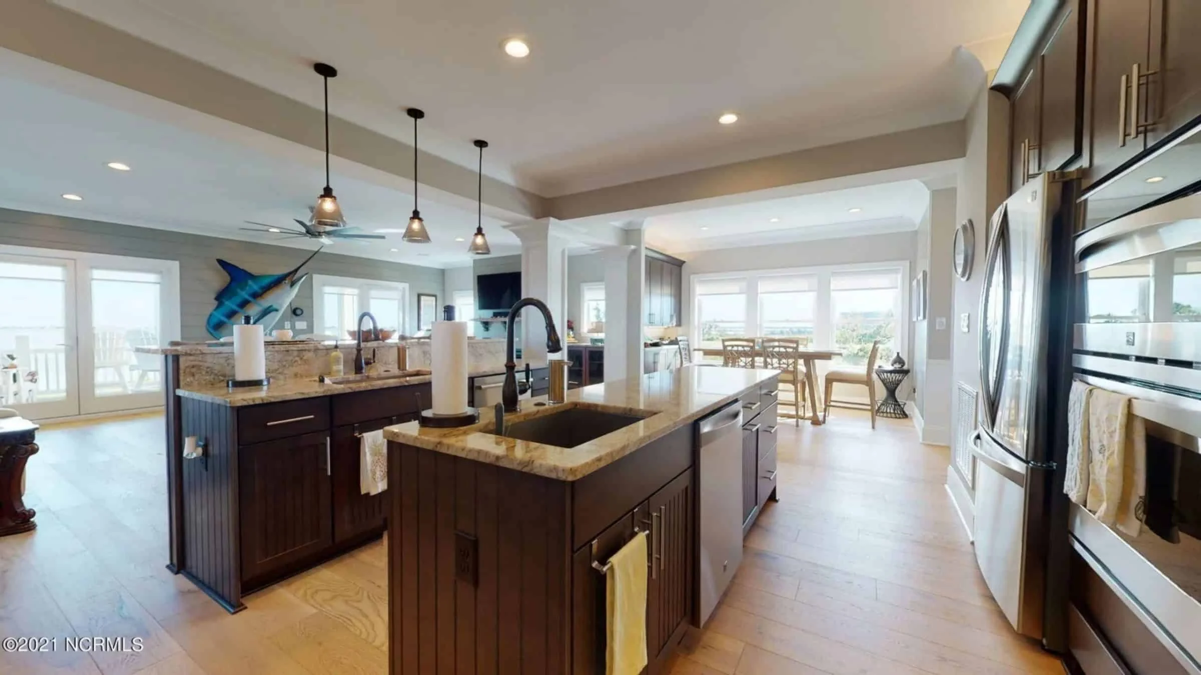 Modern Beach house Plan with CAD Designs and 3 Floor Layouts