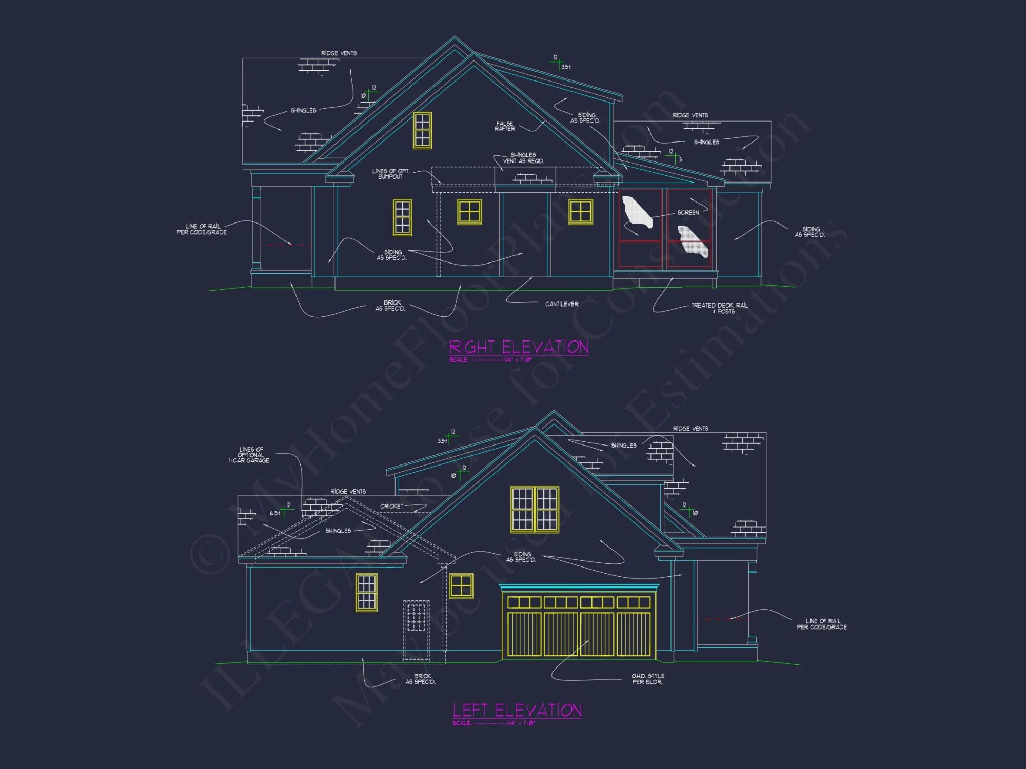 Beautiful house Plan with CAD Floor Designs & Architecture