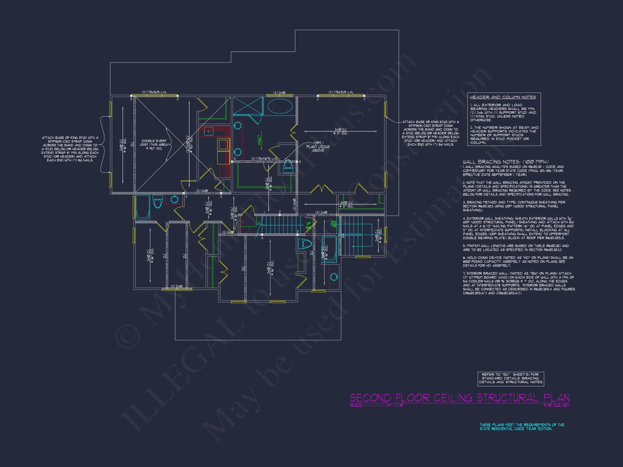 Spacious 4-Bedroom house Plan with Stunning Blueprint Designs