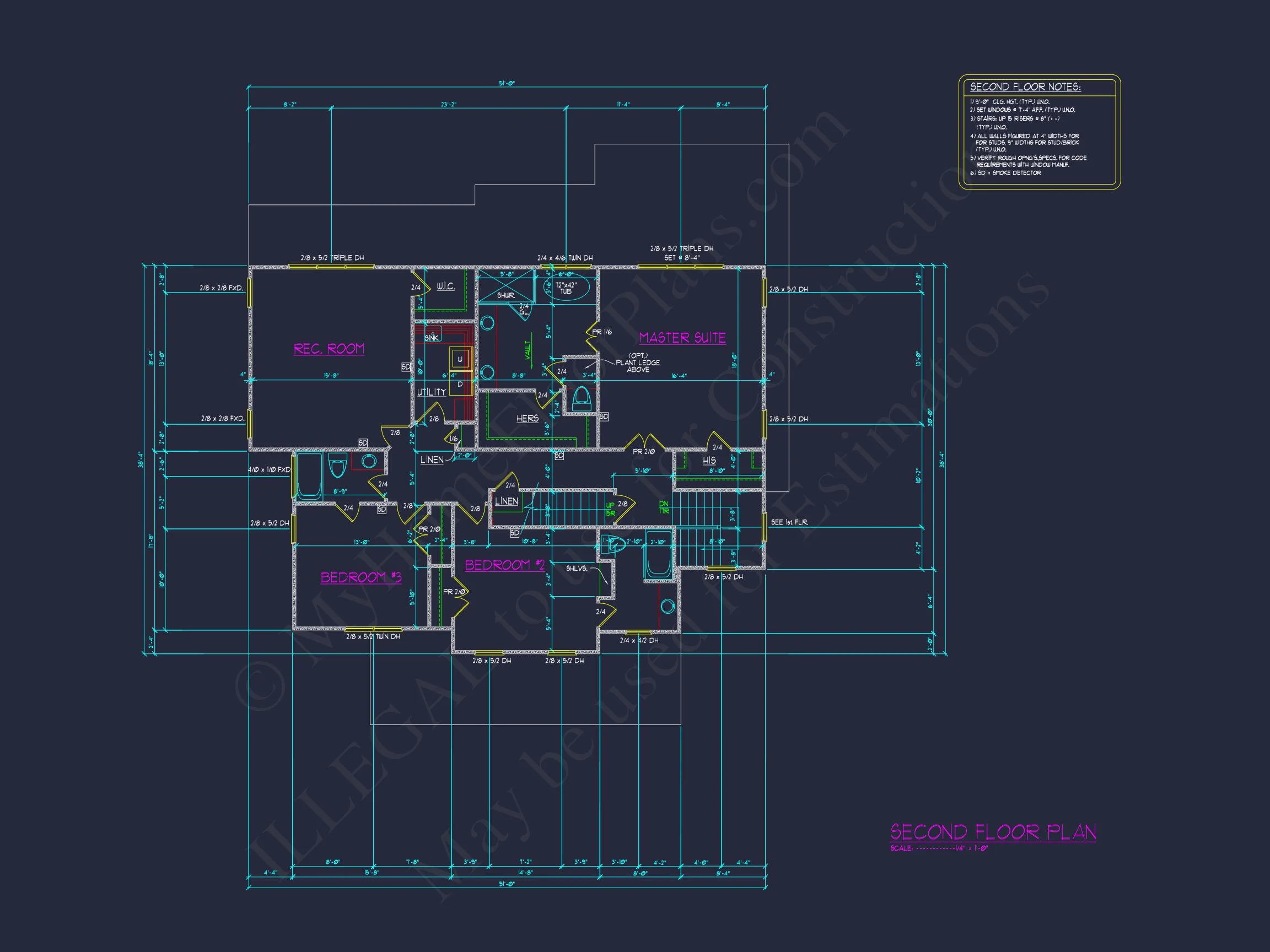 16-1465 HOUSE PLAN - Traditional Colonial Home Plan - 4-Bed, 3-Bath, 3,246 SF 33 Spacious 4-Bedroom house Plan with Stunning Blueprint Designs