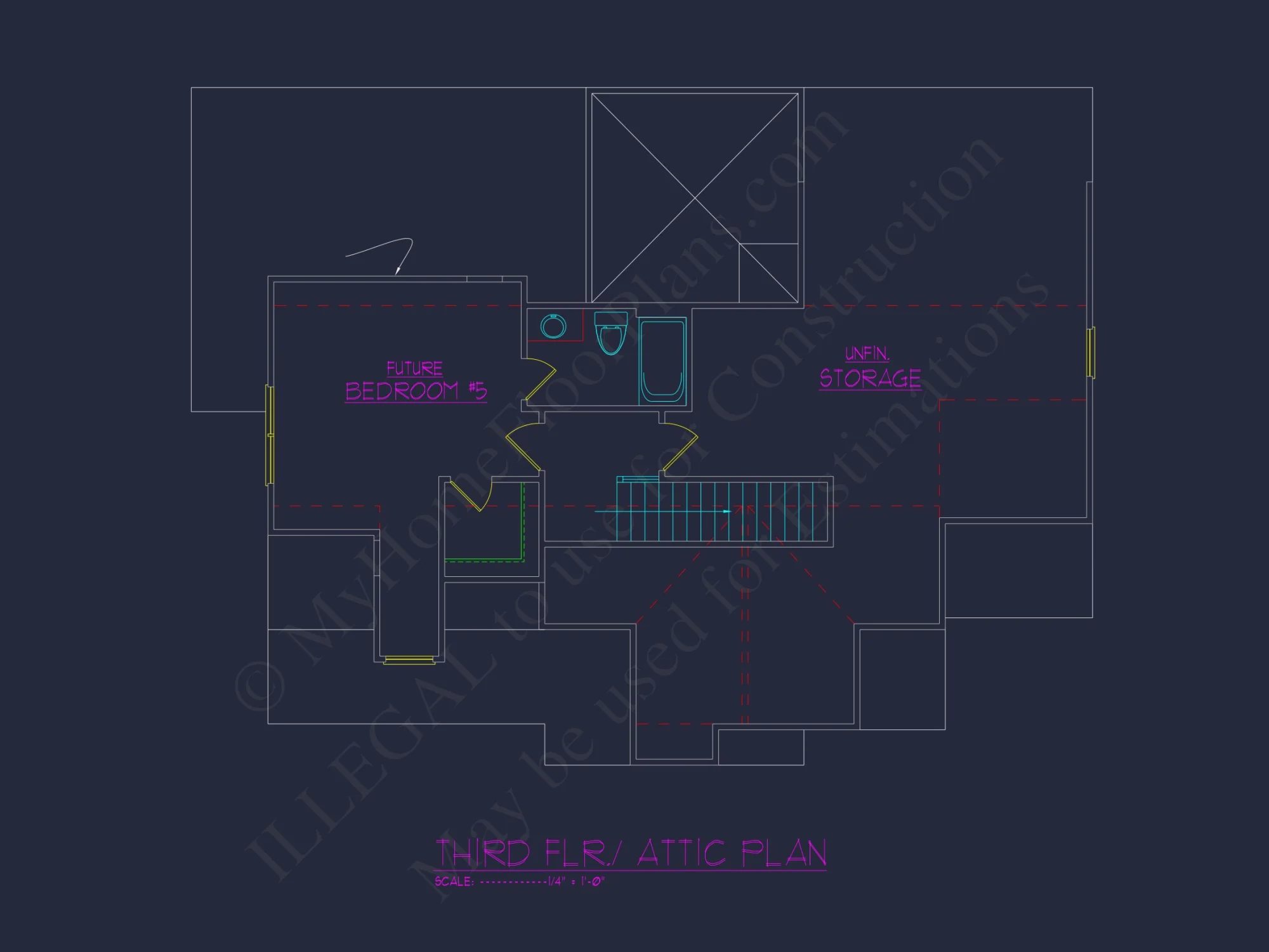 Spacious 4-Bedroom house Plan with Stunning Blueprint Designs