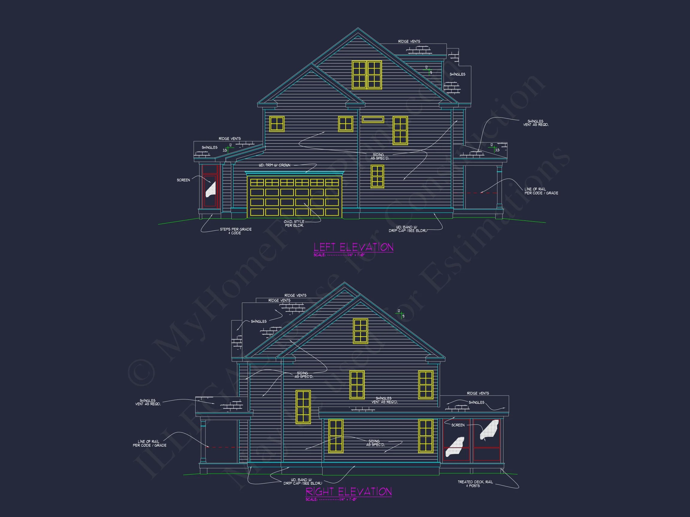 16-1465 HOUSE PLAN - Traditional Colonial Home Plan - 4-Bed, 3-Bath, 3,246 SF 27 Spacious 4-Bedroom house Plan with Stunning Blueprint Designs