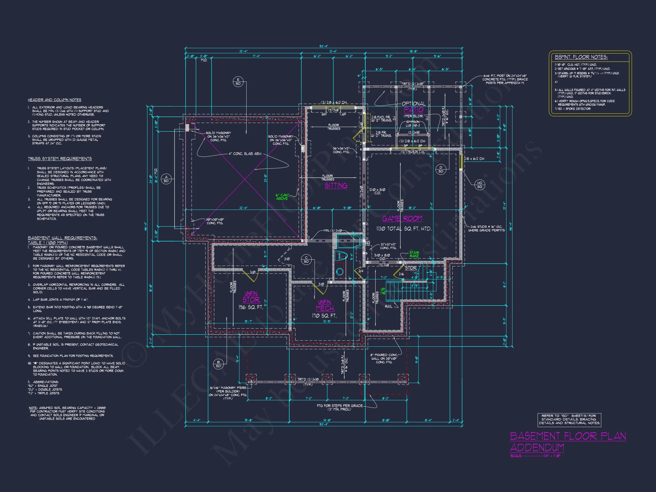 16-1465 HOUSE PLAN - Traditional Colonial Home Plan - 4-Bed, 3-Bath, 3,246 SF 16 Spacious 4-Bedroom house Plan with Stunning Blueprint Designs
