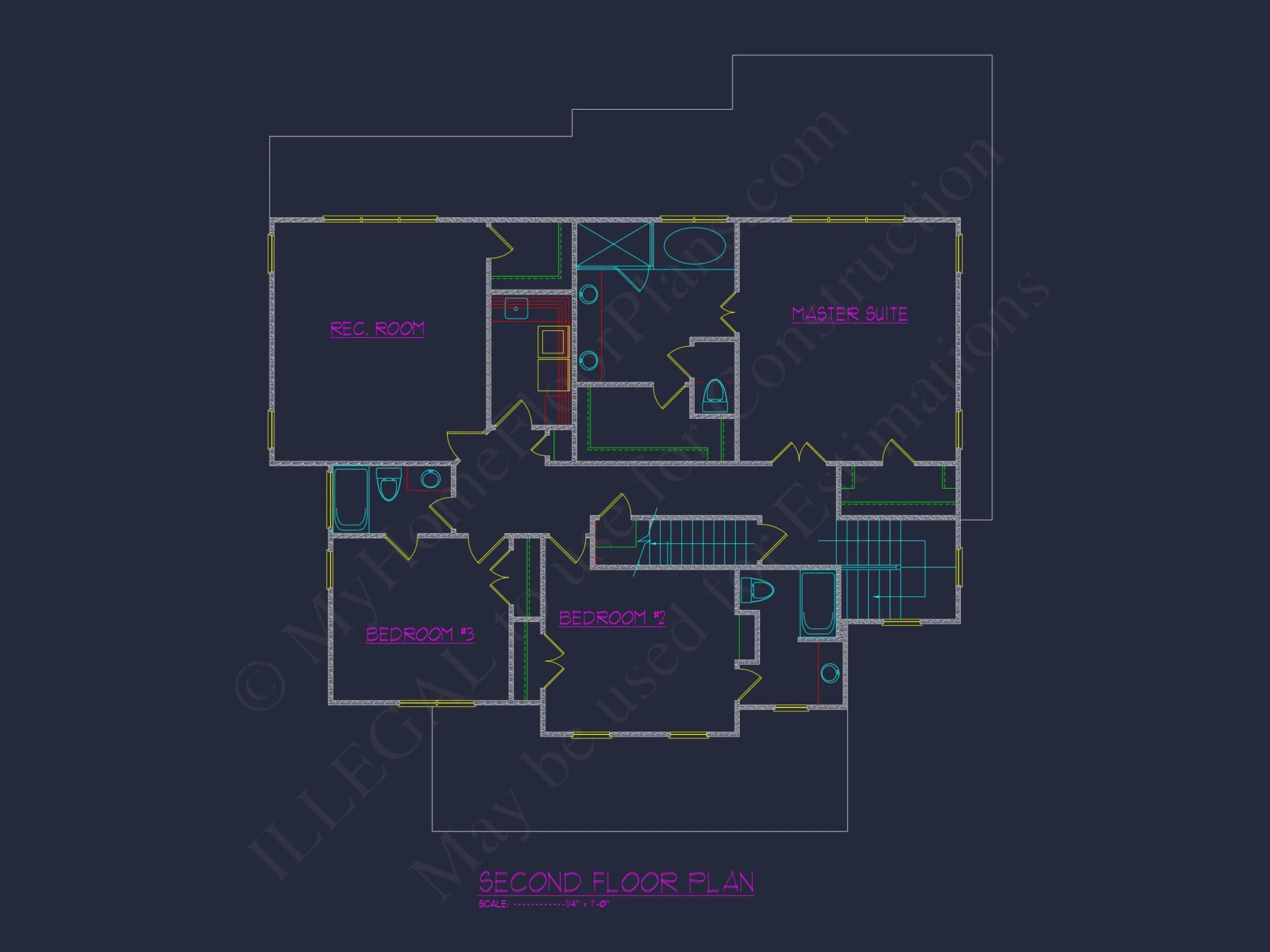 Spacious 4-Bedroom house Plan with Stunning Blueprint Designs