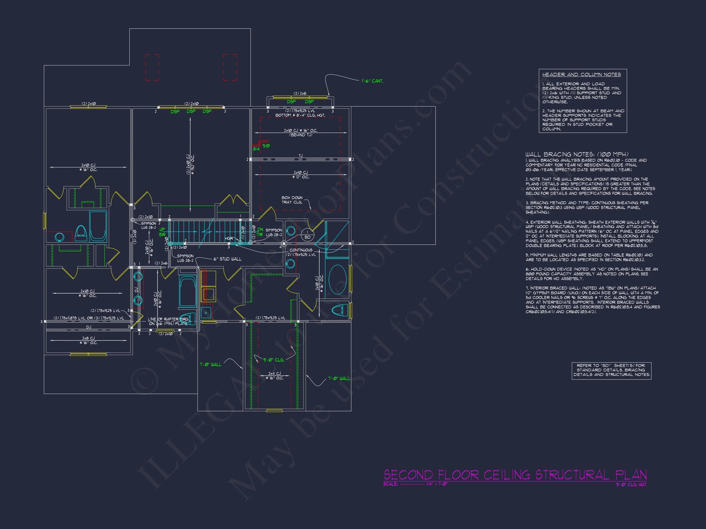 16-1430 HOUSE PLAN - Modern Farmhouse Home Plan – 5-Bed, 4-Bath, 3253 SF 16 Modern Farmhouse house Plan with 5 Bedrooms and CAD Designs