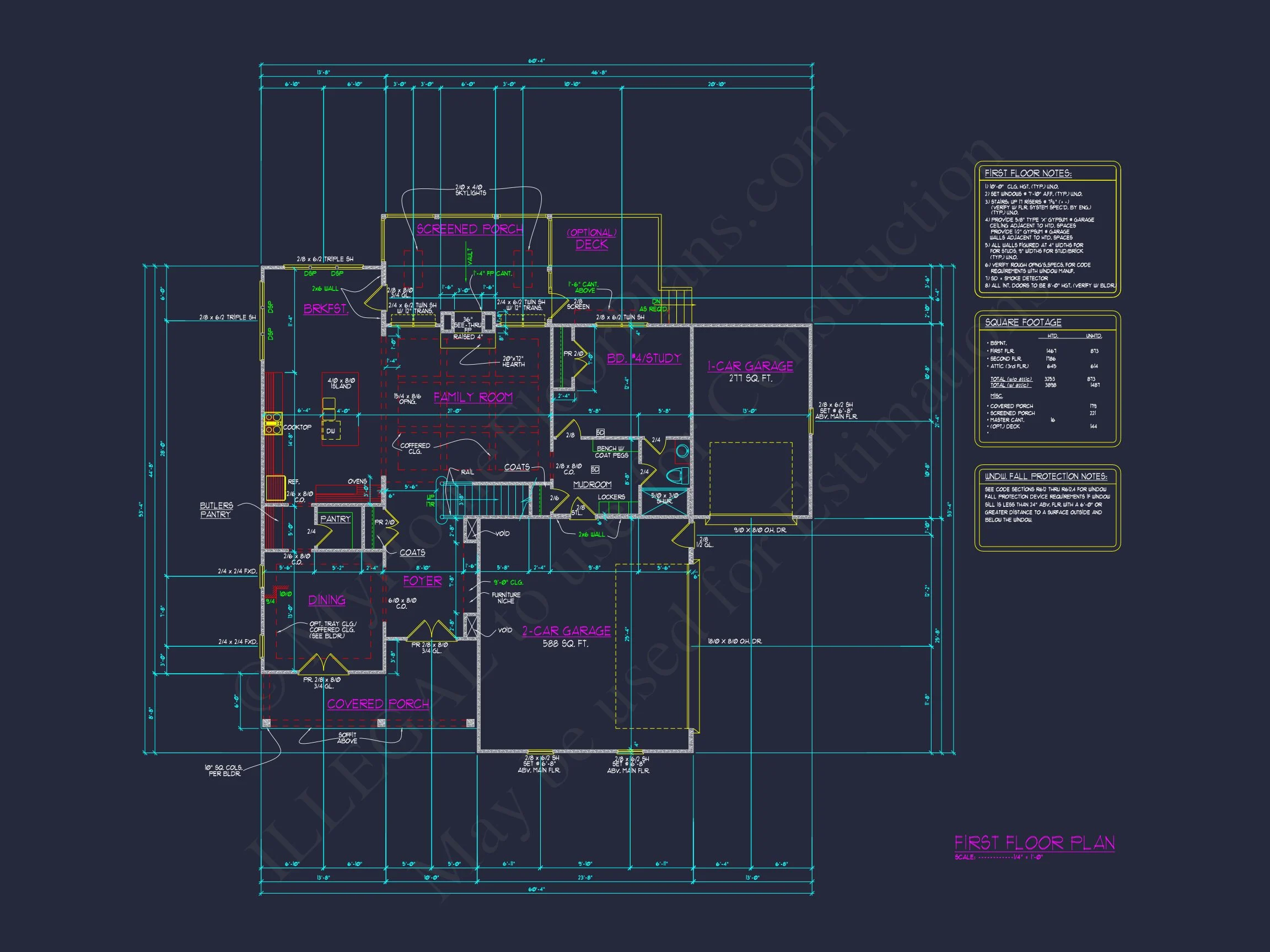 16-1430 HOUSE PLAN - Modern Farmhouse Home Plan – 5-Bed, 4-Bath, 3253 SF 11 Modern Farmhouse house Plan with 5 Bedrooms and CAD Designs