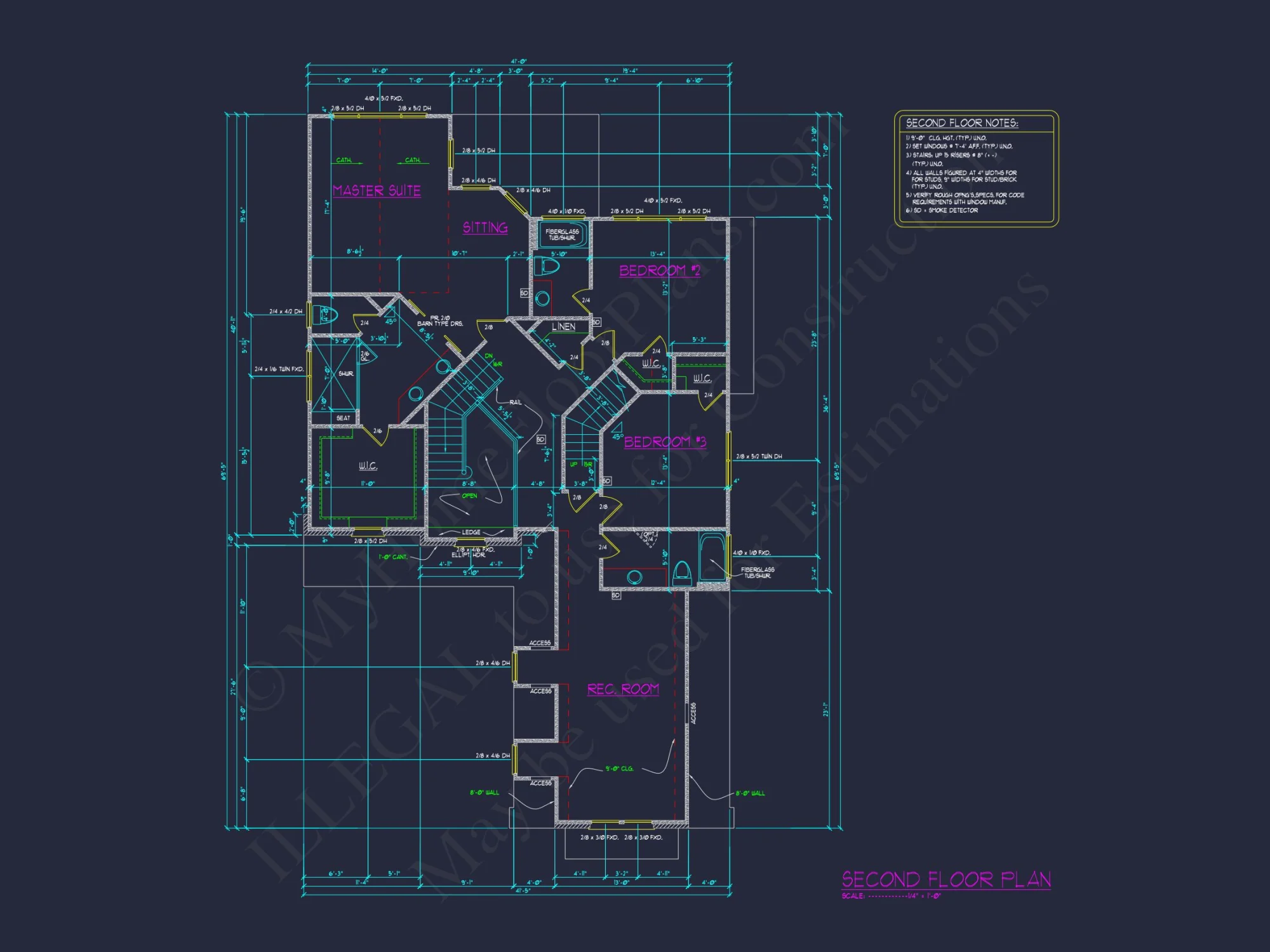 Elegant house Floor Plan with CAD Blueprints for Designers