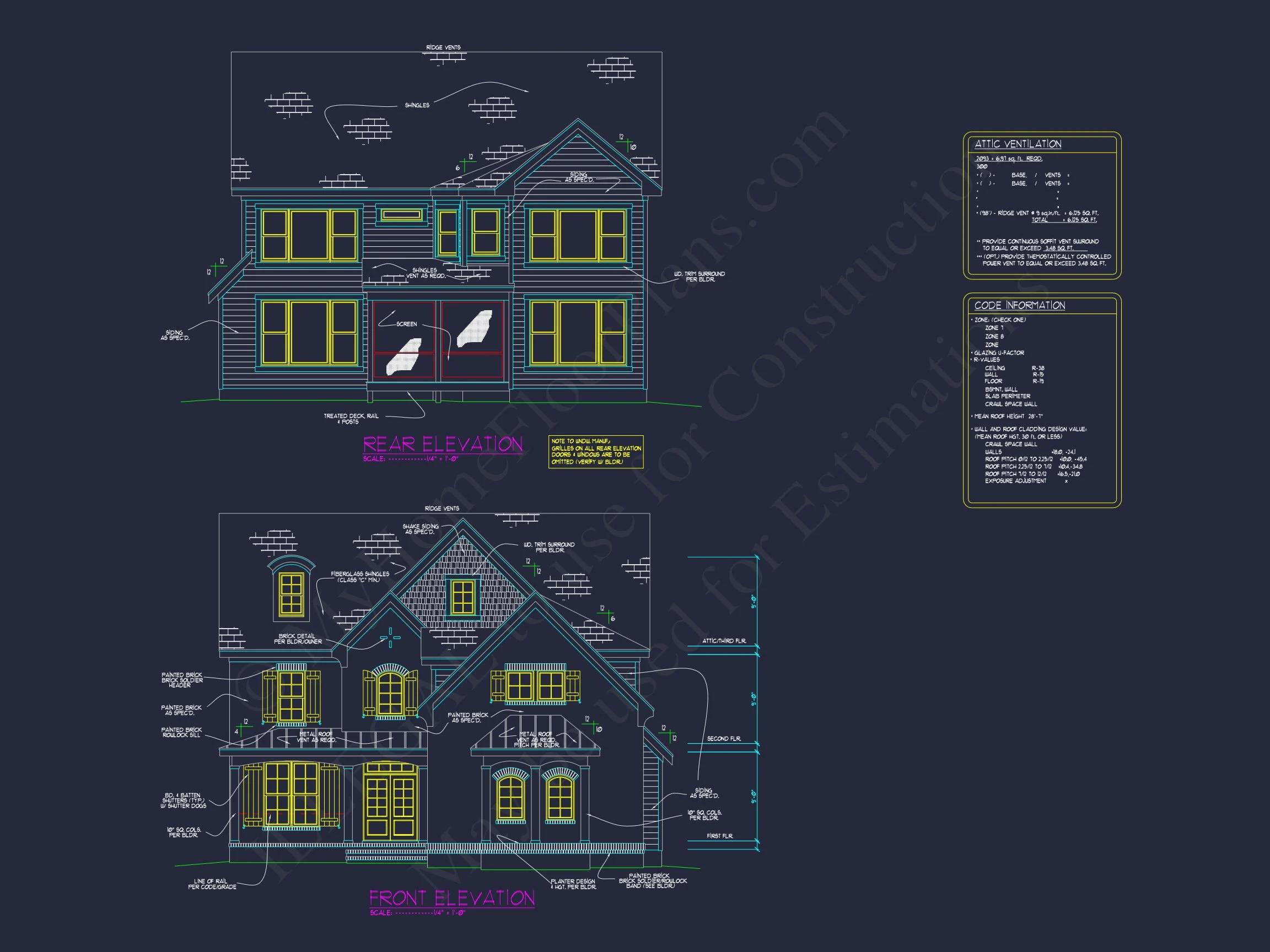 Elegant house Floor Plan with CAD Blueprints for Designers
