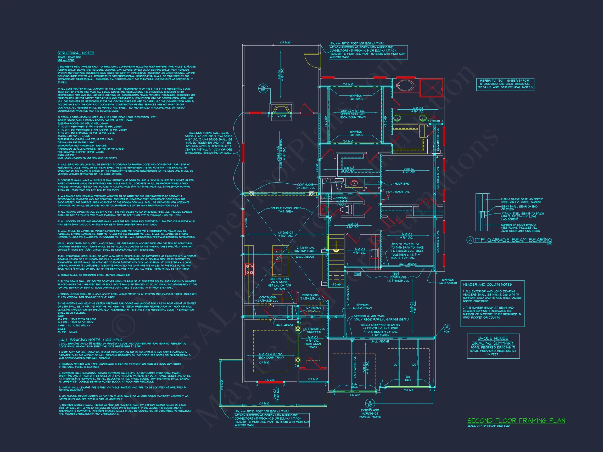Traditional Craftsman house Plan with Detailed CAD Designs