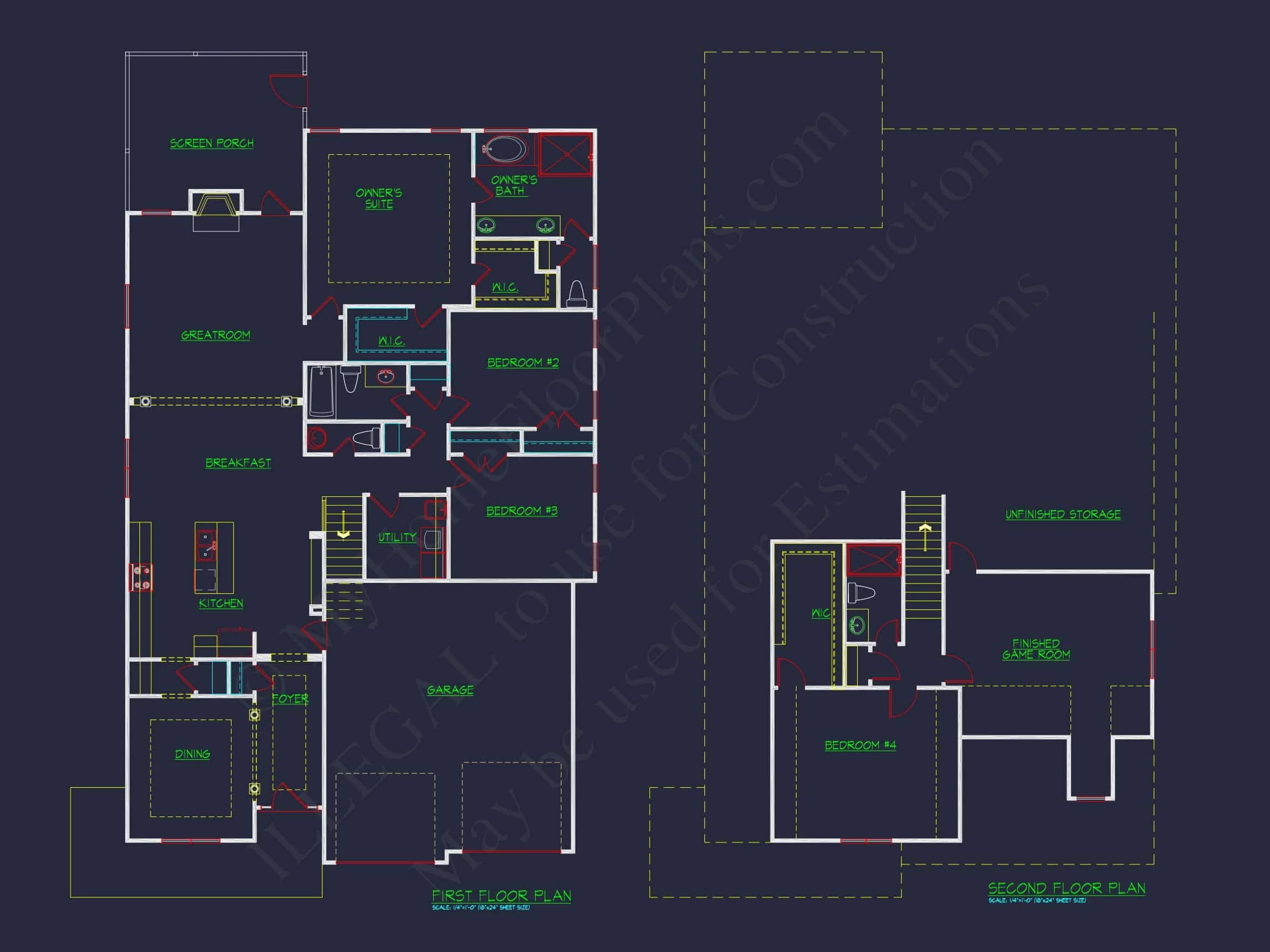 Traditional Craftsman house Plan with Detailed CAD Designs