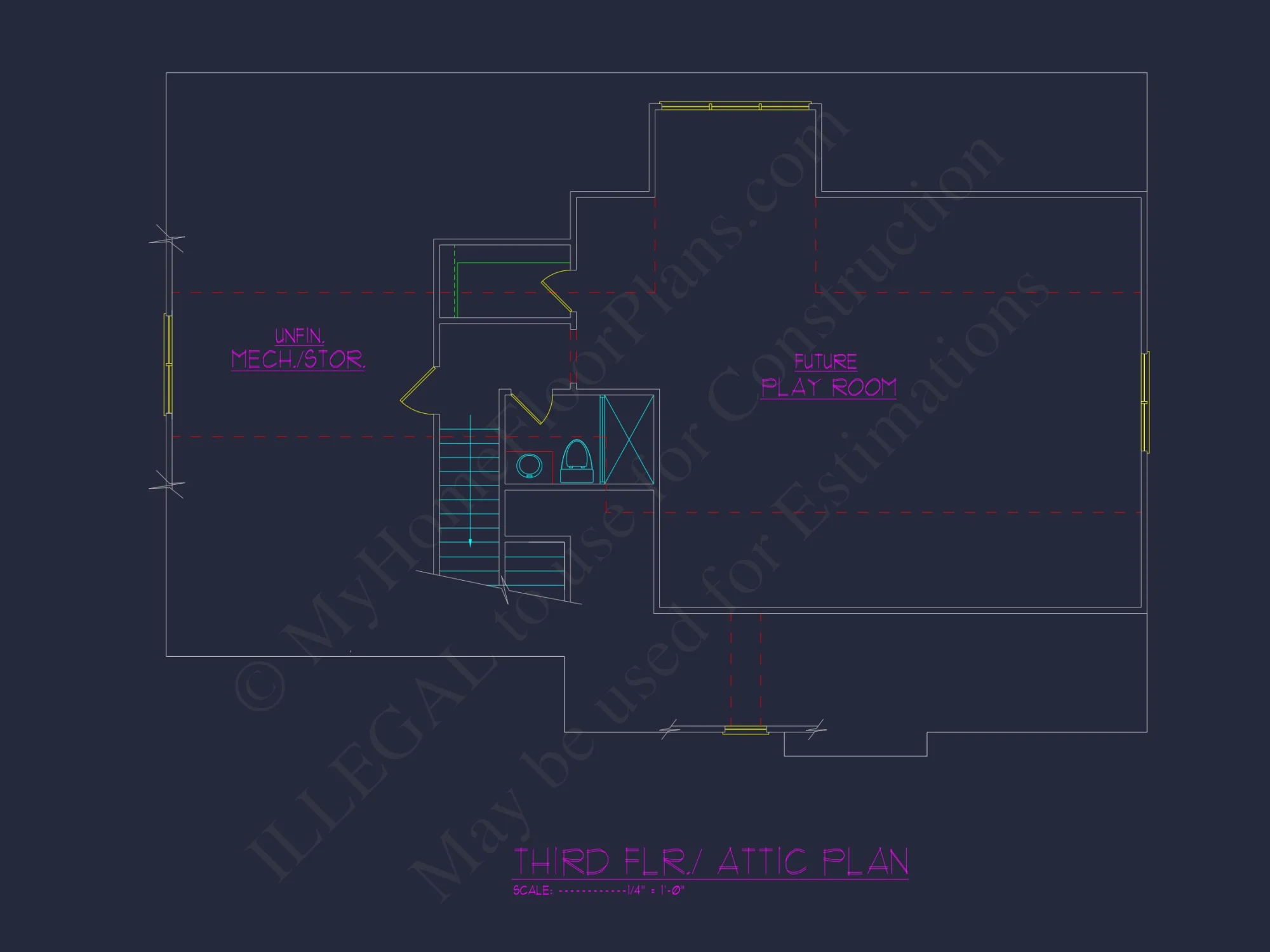 Custom house Plan with 5 Beds, Open Floor Plan & CAD Designs