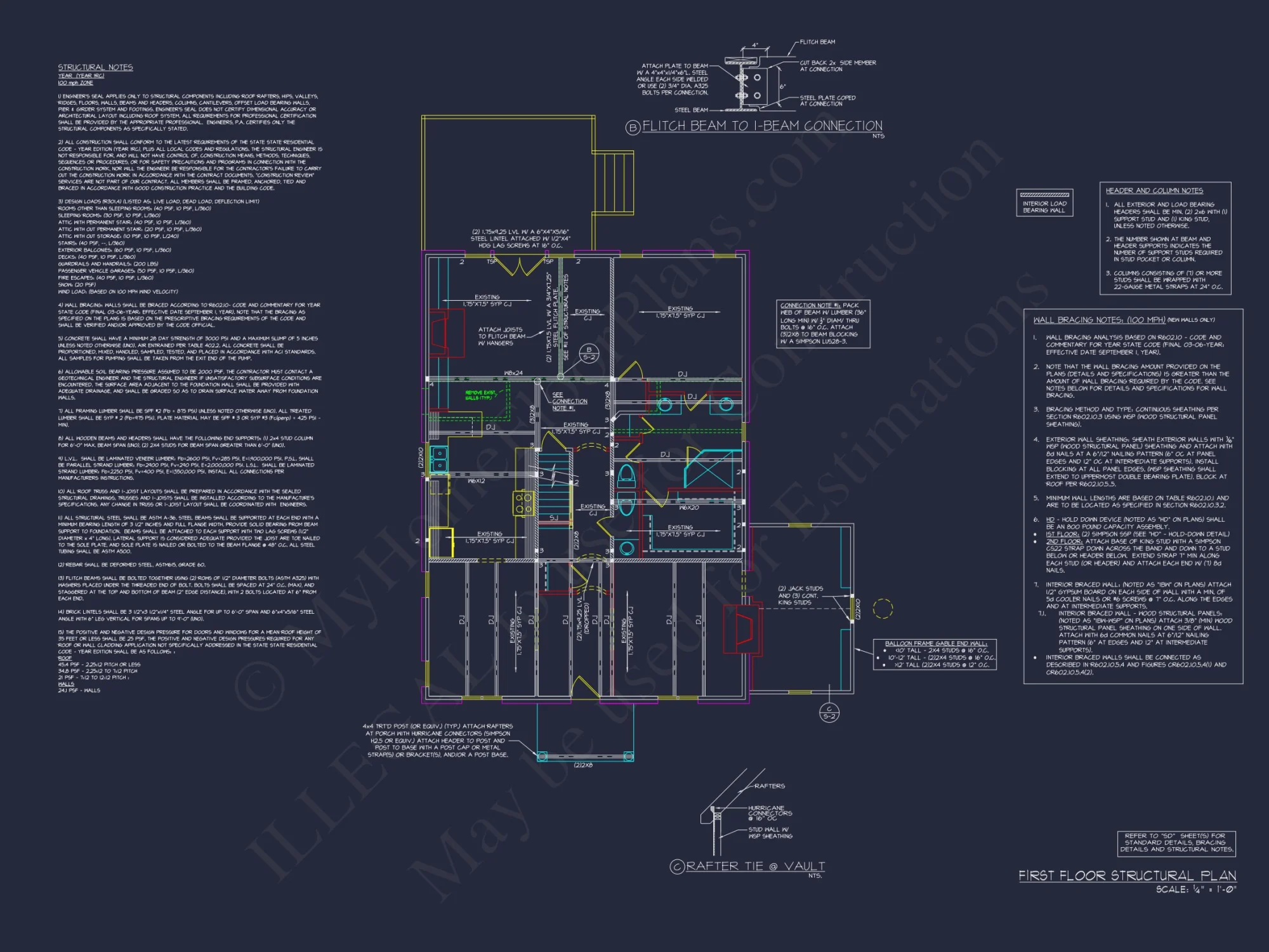 Elegant Two-Story house Plan with Colonial Charm and CAD Designs
