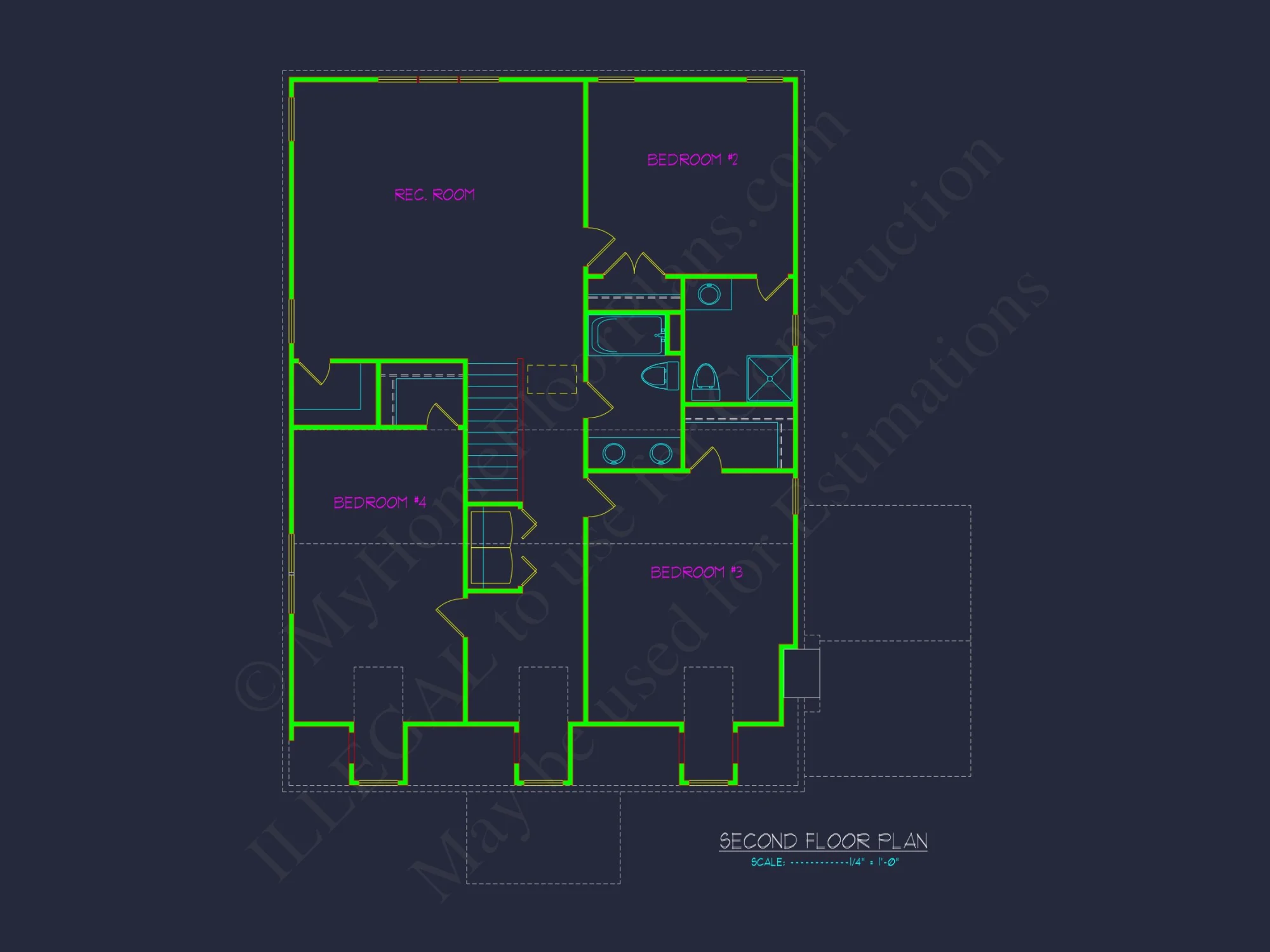 Elegant Two-Story house Plan with Colonial Charm and CAD Designs