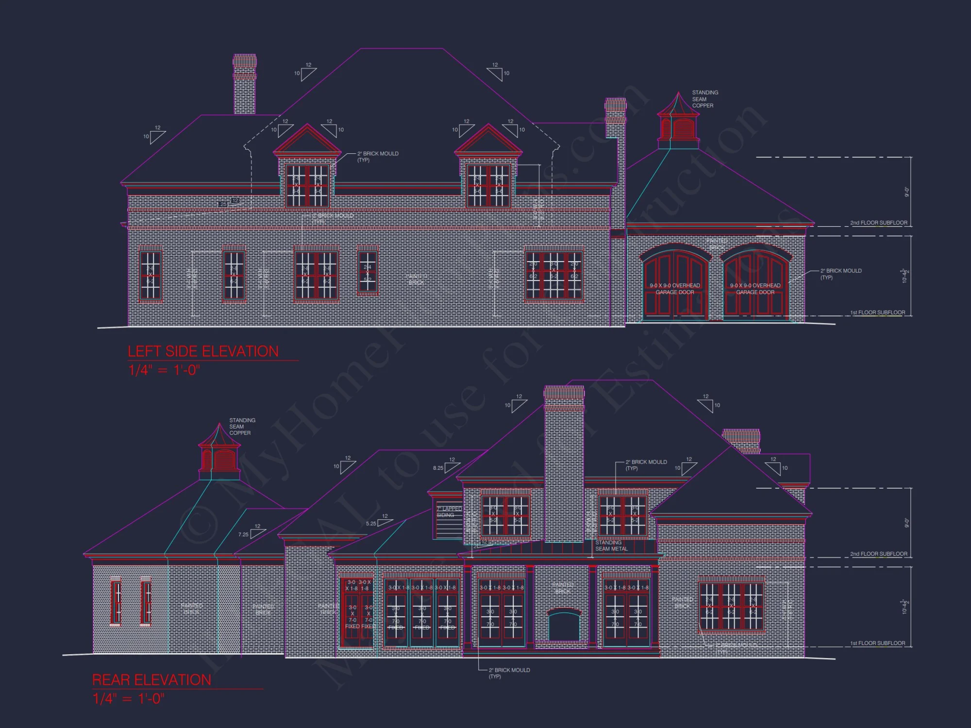 Custom house Plan with Floor Plan, CAD Designs & Blueprint