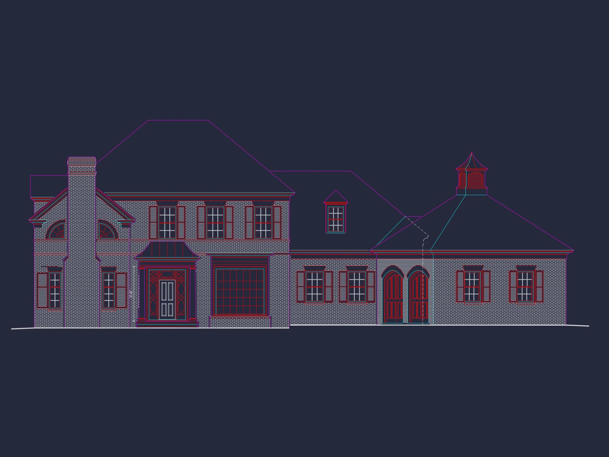 Custom house Plan with Floor Plan, CAD Designs & Blueprint