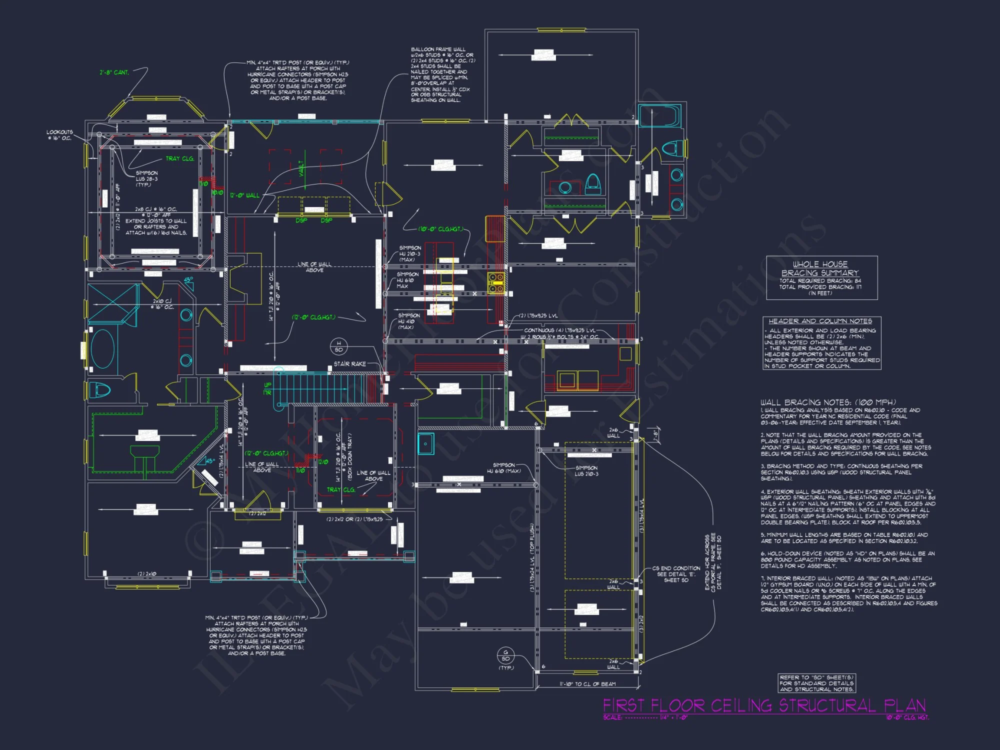 Stunning 2-Story house Plan with CAD Blueprint & Modern Designs
