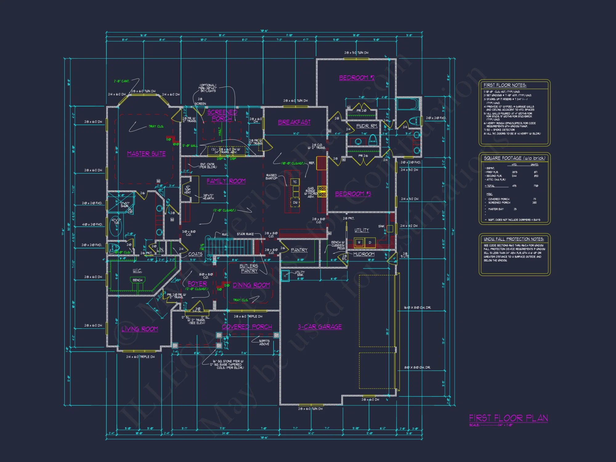 Stunning 2-Story house Plan with CAD Blueprint & Modern Designs