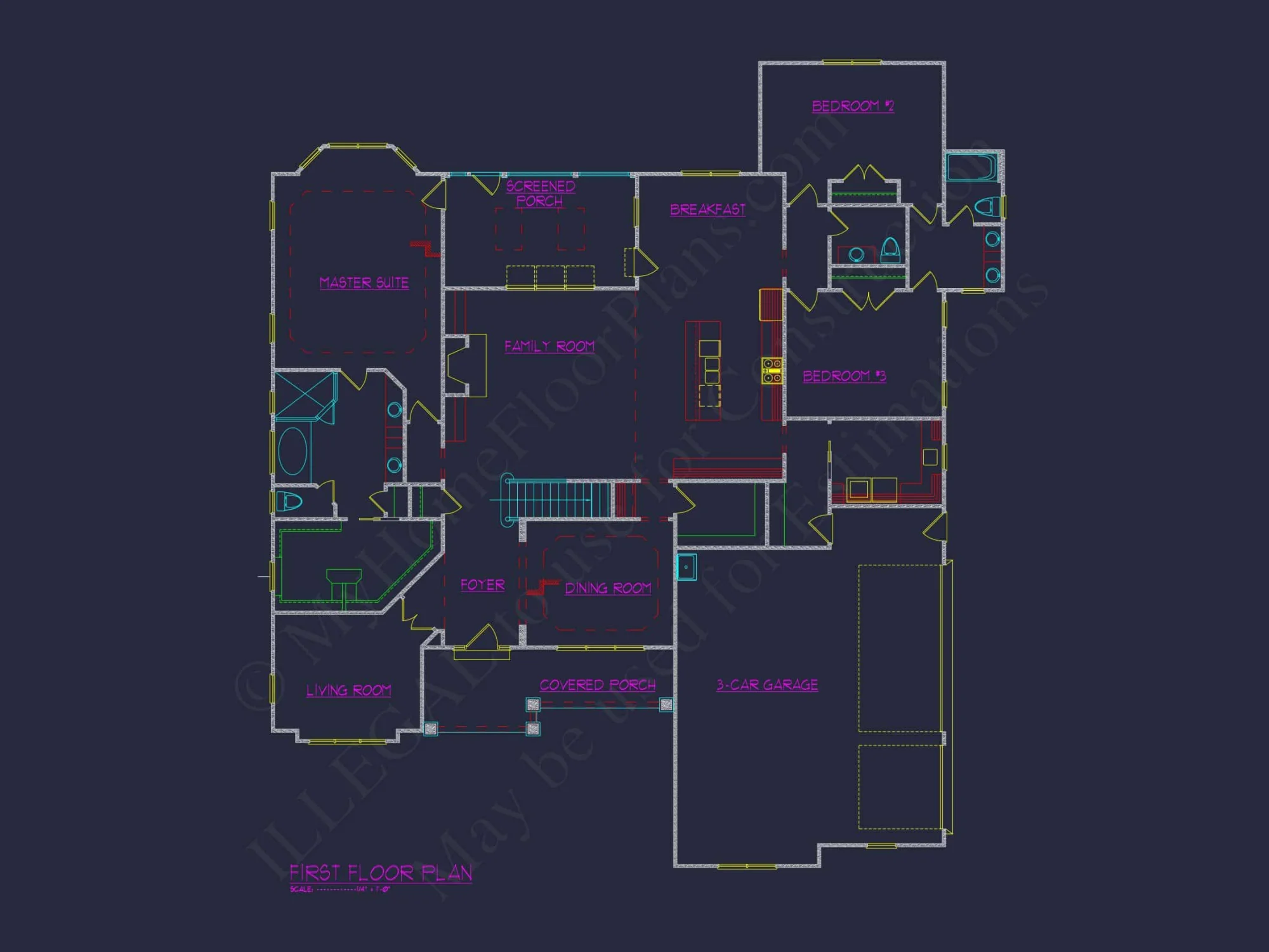 Stunning 2-Story house Plan with CAD Blueprint & Modern Designs
