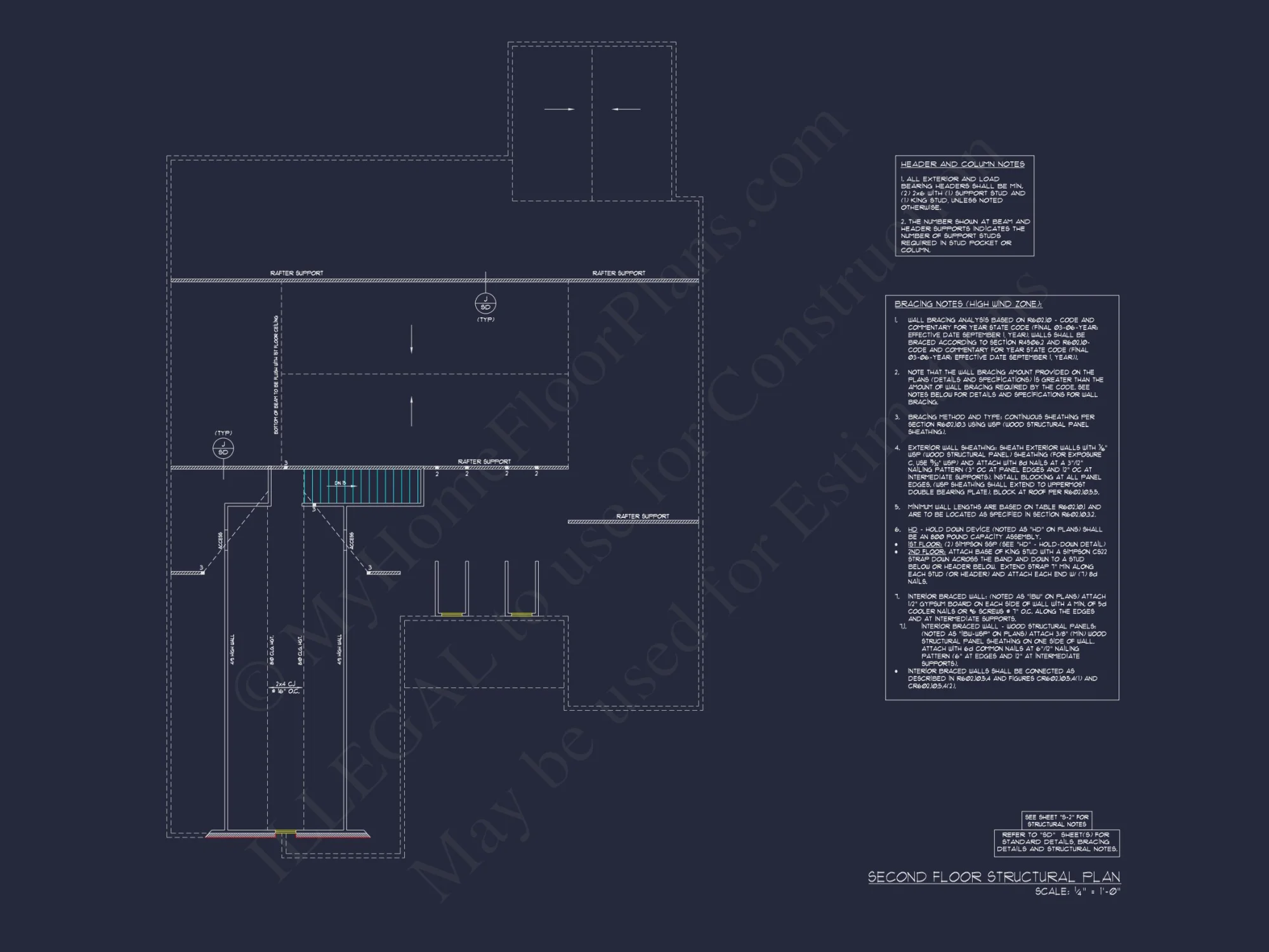 Modern house Plan with Detailed Blueprint & Architectural Designs
