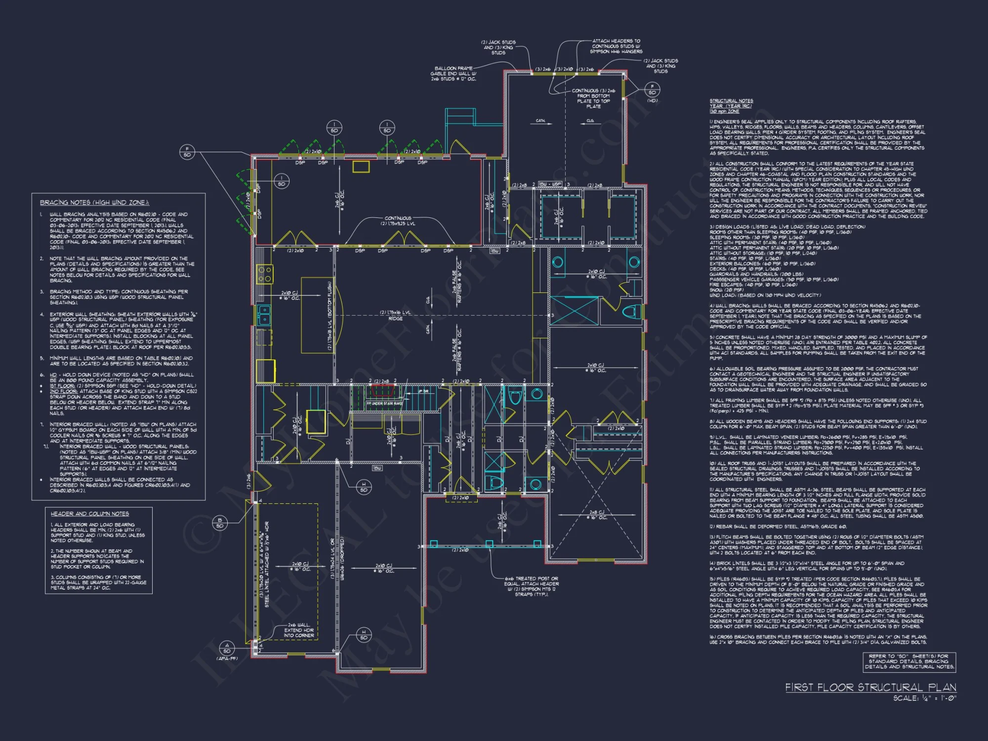 Modern house Plan with Detailed Blueprint & Architectural Designs