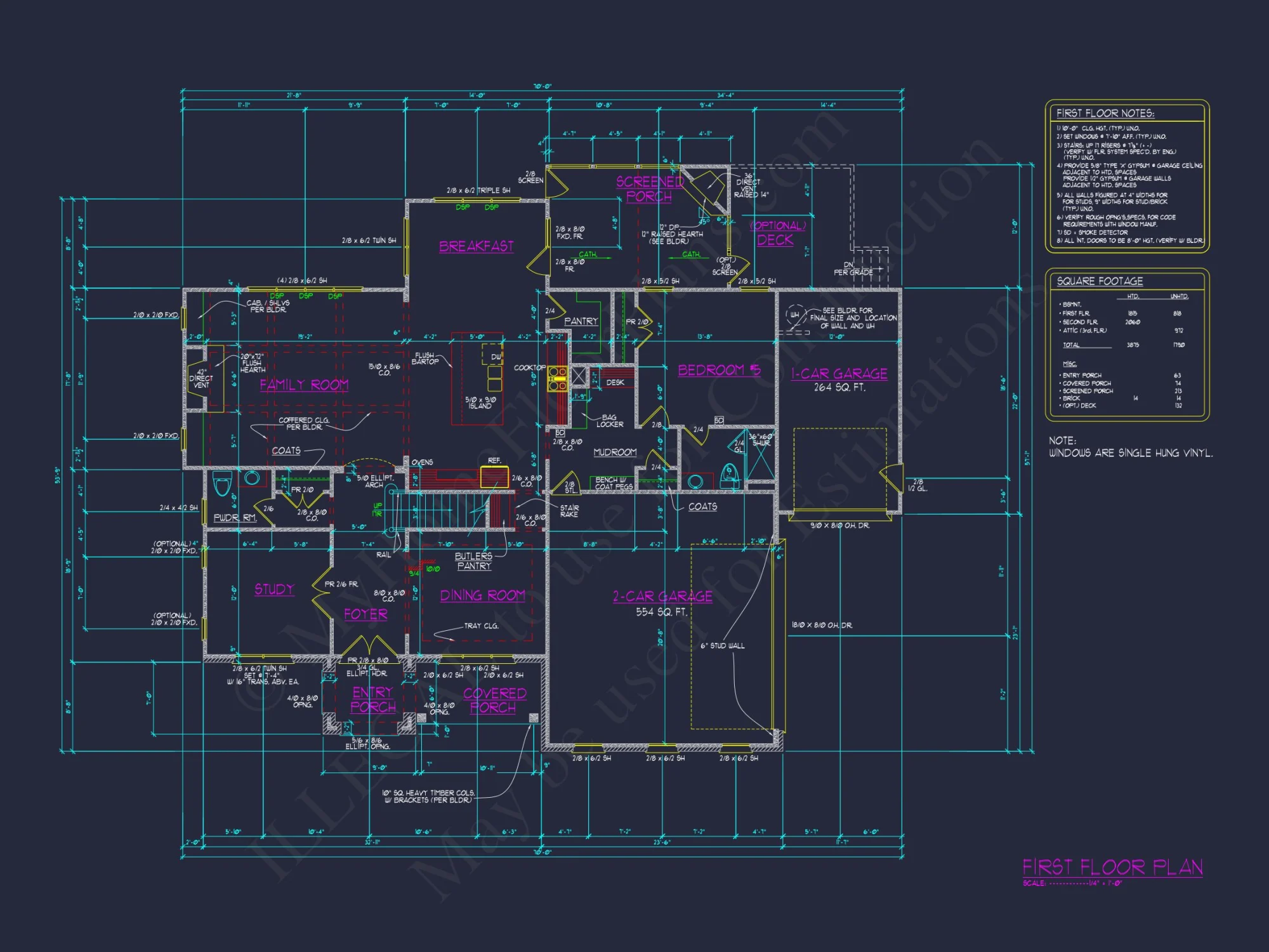 Custom house Floor Plan with CAD Designs & Blueprint Details