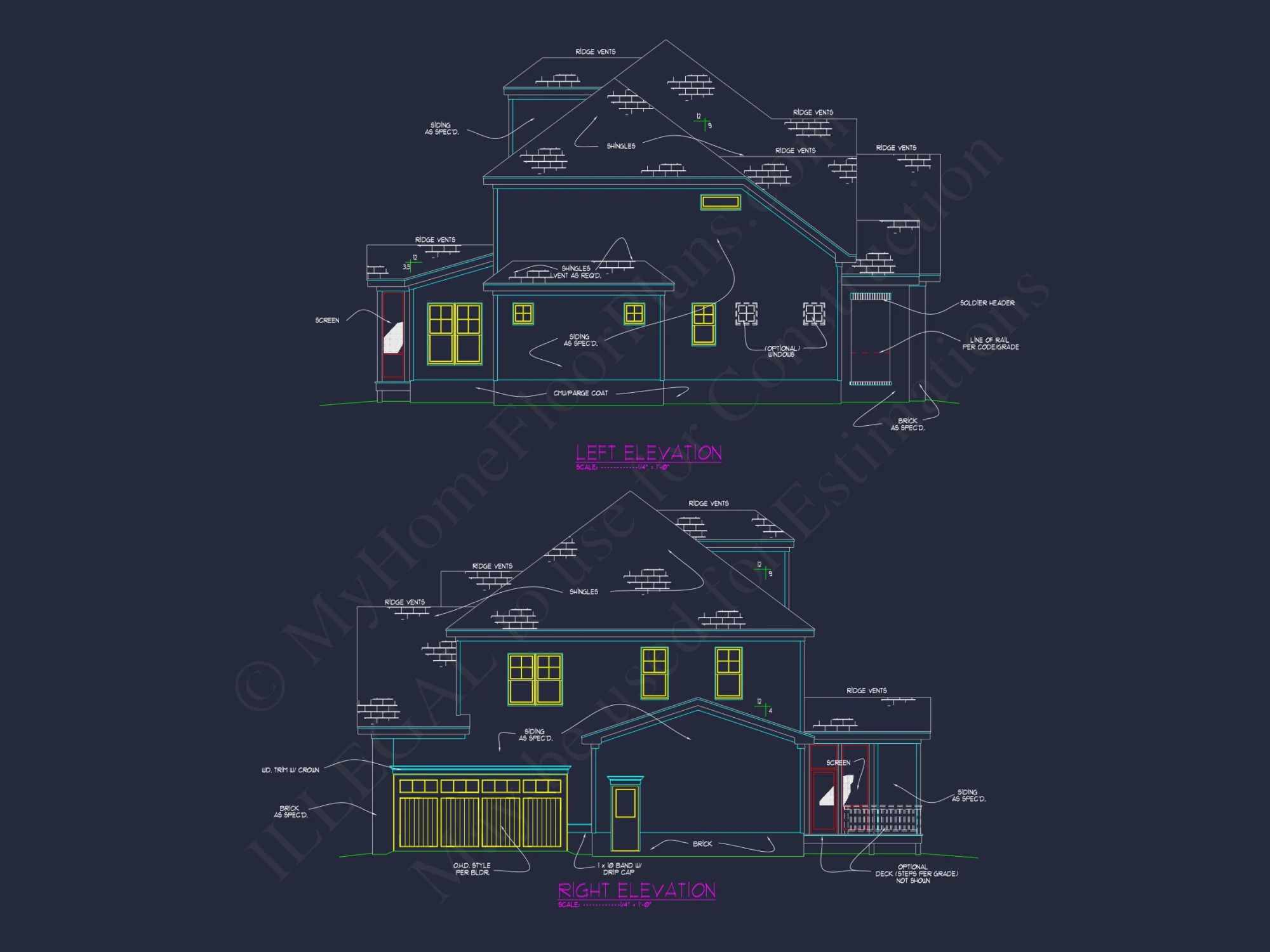 Custom house Floor Plan with CAD Designs & Blueprint Details