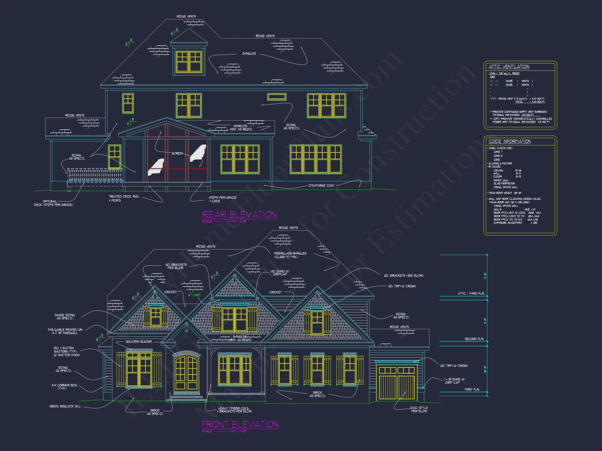 Custom house Floor Plan with CAD Designs & Blueprint Details