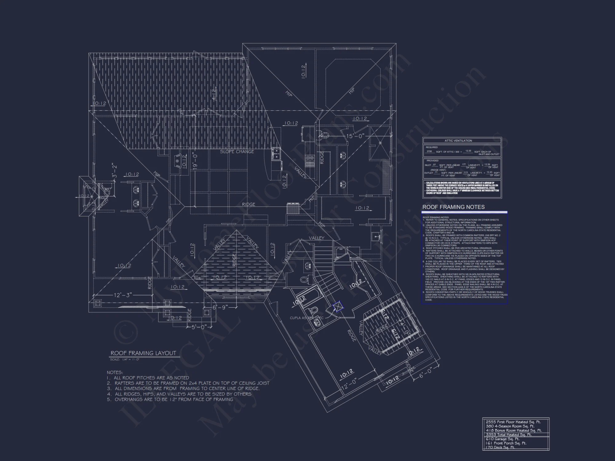 Craftsman house Design Blueprint with 2-Story Floor Plan