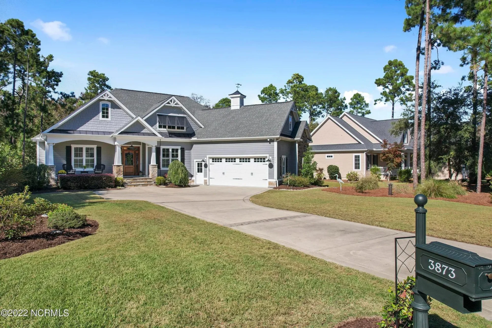 Craftsman house Design Blueprint with 2-Story Floor Plan