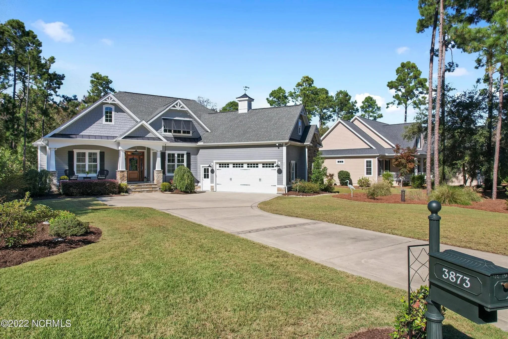 Craftsman house Design Blueprint with 2-Story Floor Plan