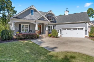 Craftsman house Design Blueprint with 2-Story Floor Plan