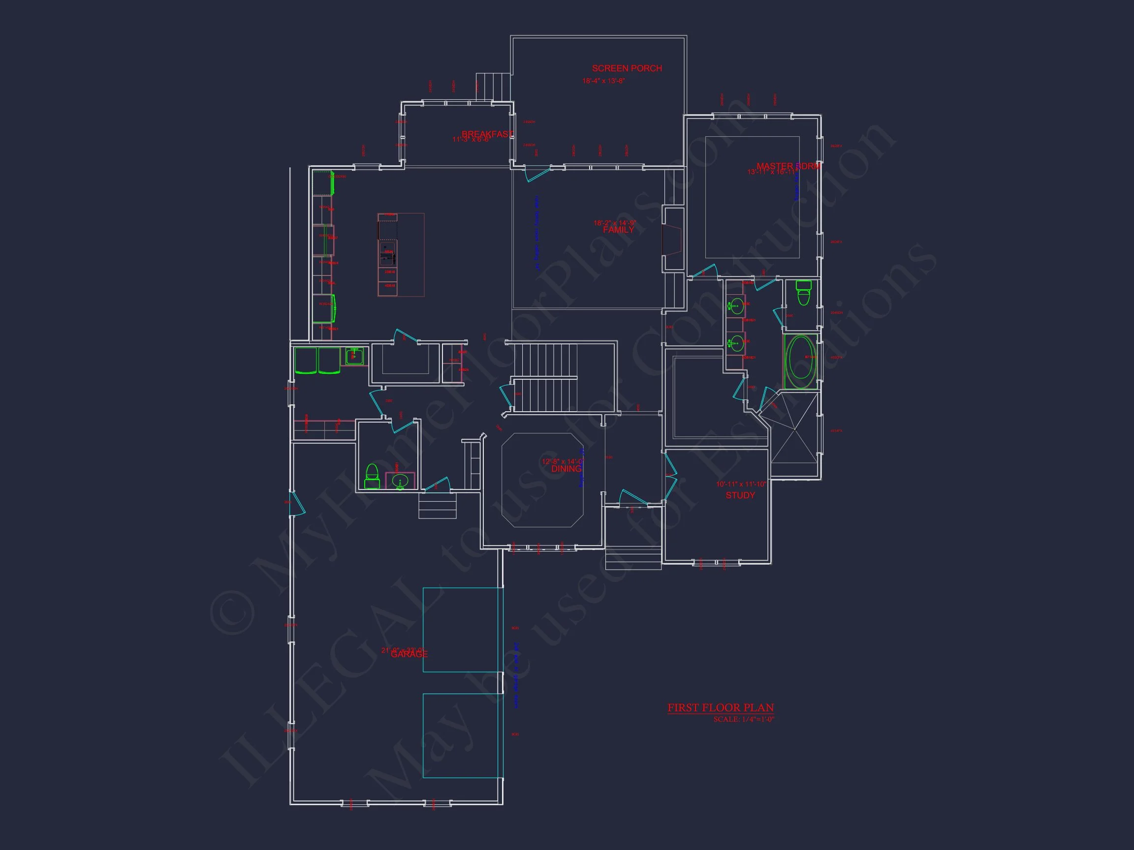 16-1030 HOUSE PLAN - Modern Craftsman House Plan with 4 Bedrooms and CAD Designs 63 Modern Craftsman house Plan with 4 Bedrooms and CAD Designs