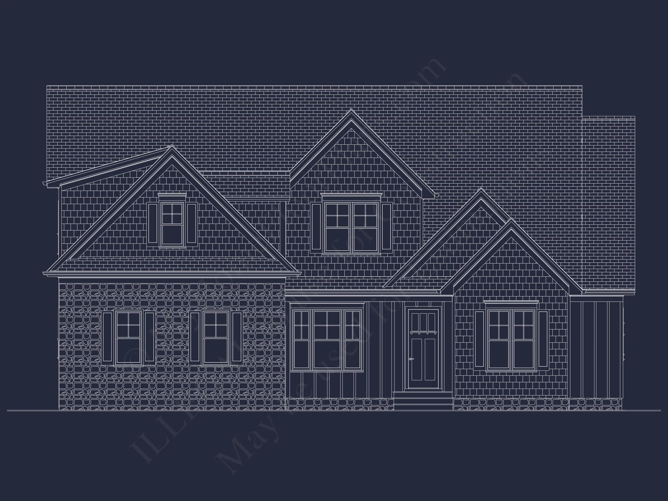 16-1030 HOUSE PLAN - Modern Craftsman House Plan with 4 Bedrooms and CAD Designs 58 Modern Craftsman house Plan with 4 Bedrooms and CAD Designs