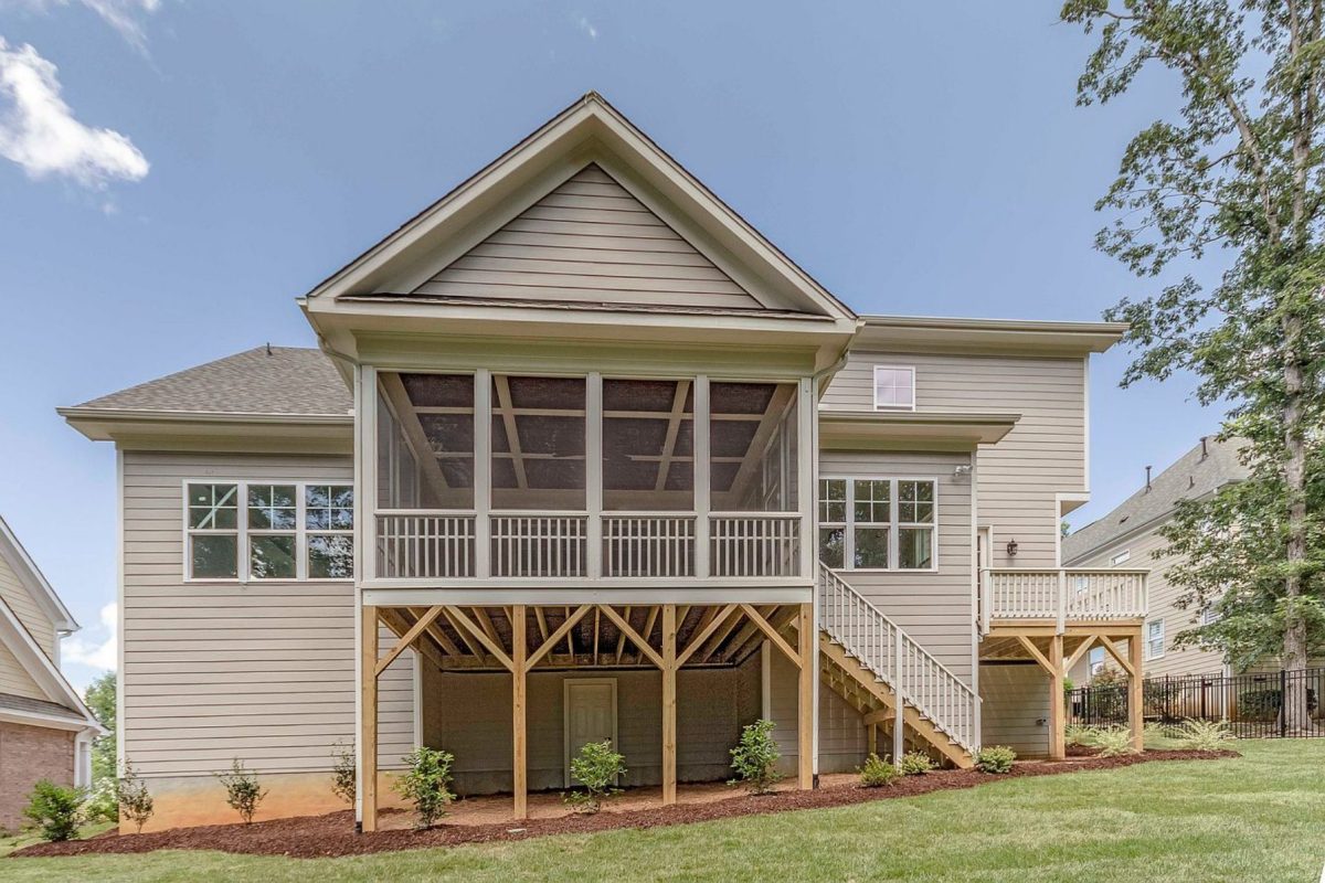 Modern Craftsman house Plan with 4 Bedrooms and CAD Designs