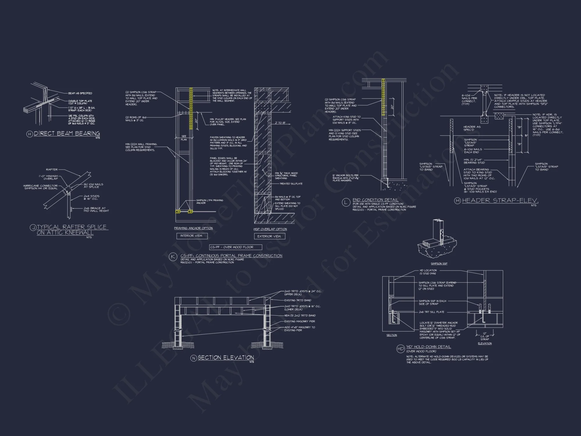 Modern house Plan with Detailed CAD Designs and Floor Blueprint