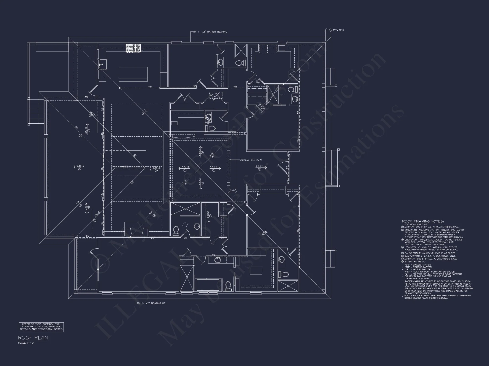 Modern house Plan with Detailed CAD Designs and Floor Blueprint