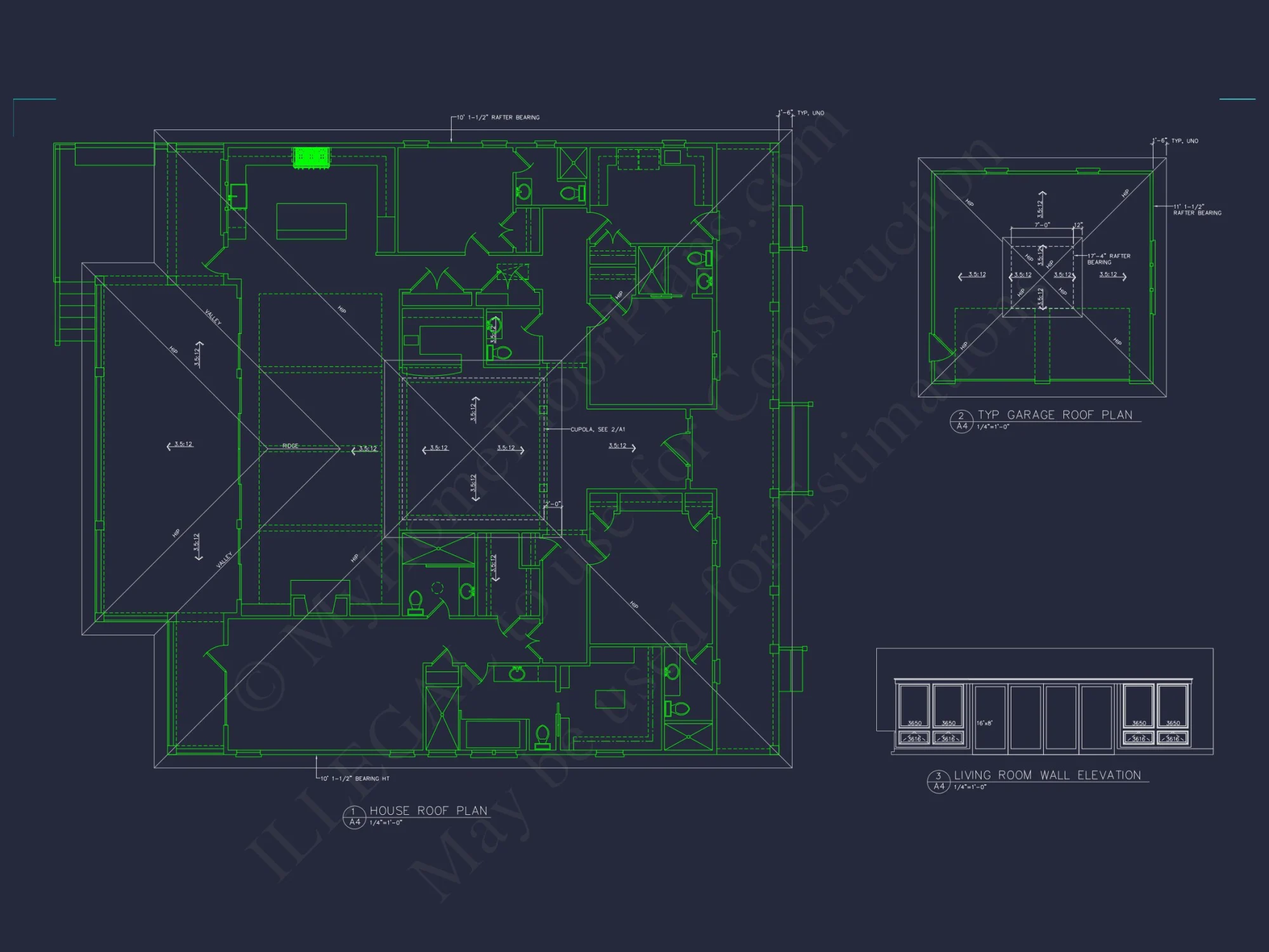 Modern house Plan with Detailed CAD Designs and Floor Blueprint